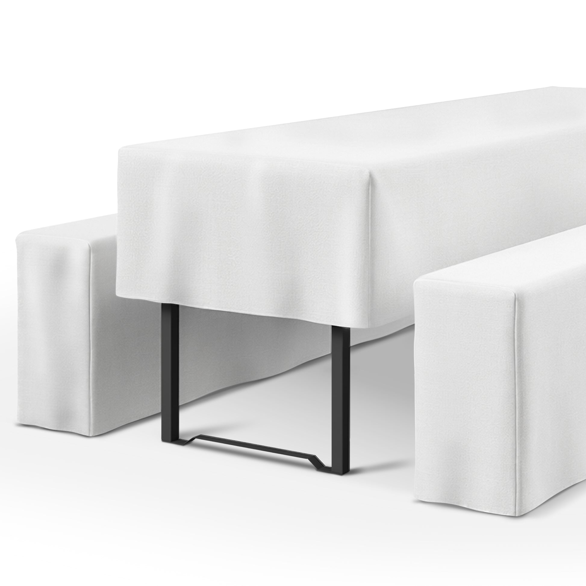 Beautissu 3tlg. Premium Hussen für Bierzeltgarnitur 200x50/70 cm – Bie