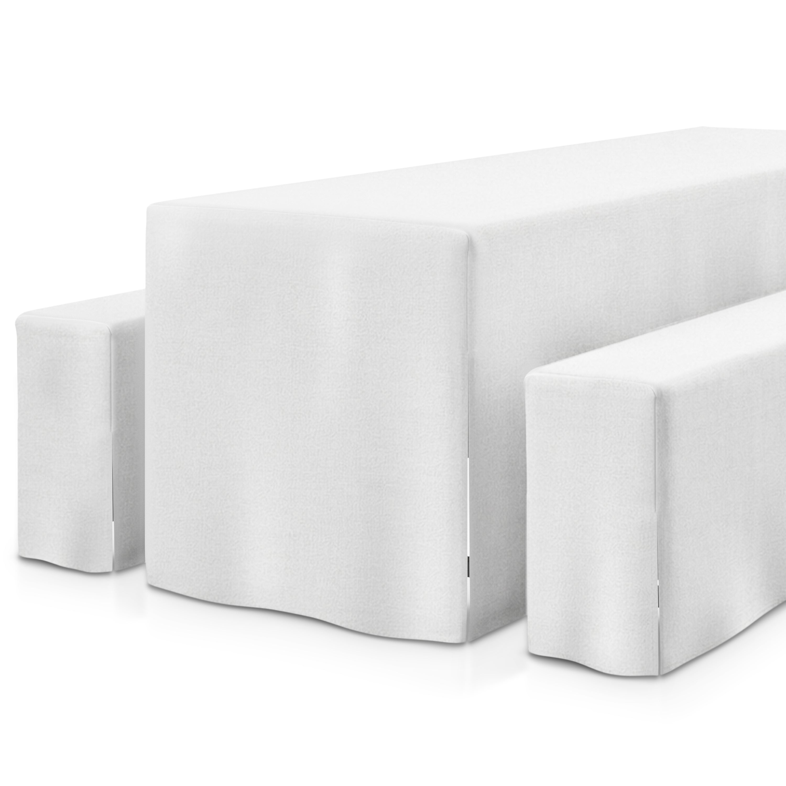 Beautissu 3tlg. Premium Hussen für Bierzeltgarnitur 200x50/70 cm – Bie