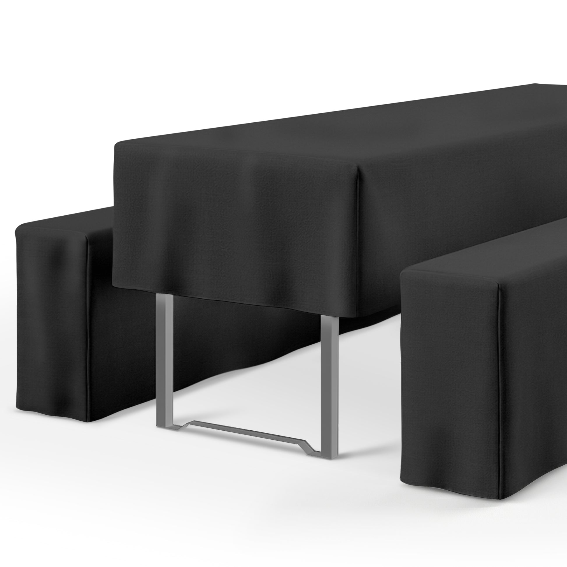 Beautissu 3tlg. Premium Hussen für Bierzeltgarnitur 200x50/70 cm – Bie