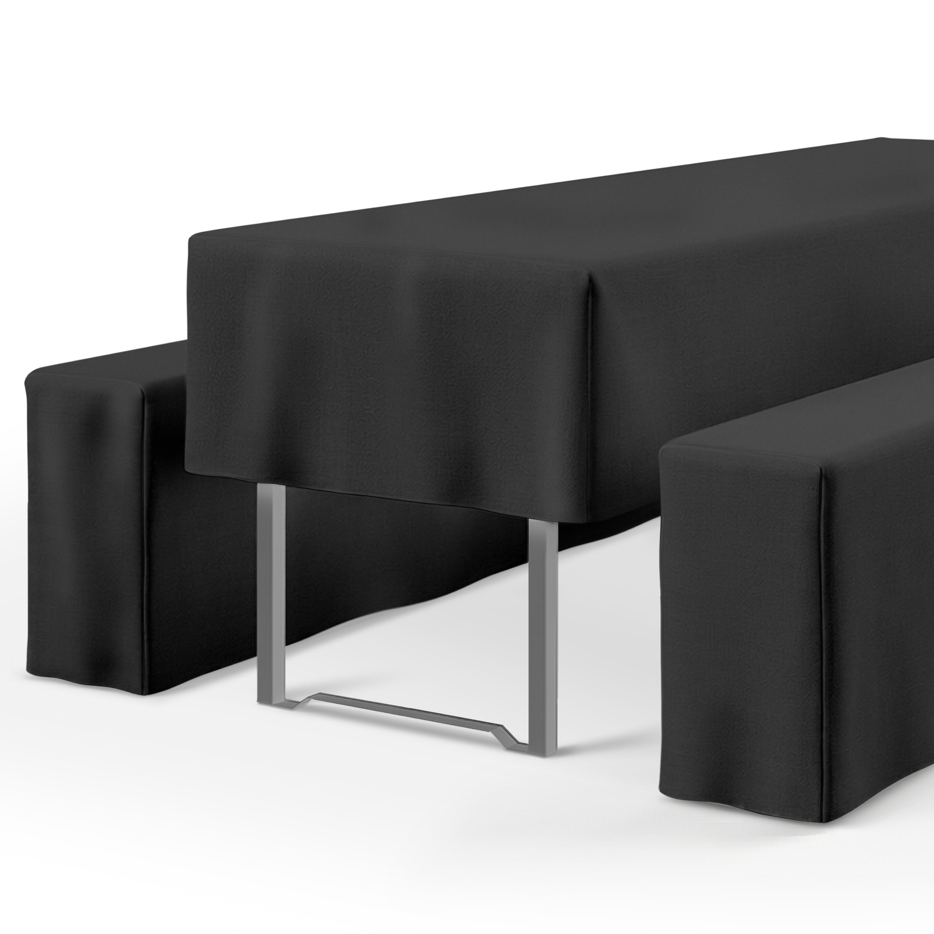 Beautissu 3tlg. Premium Hussen für Bierzeltgarnitur 200x50/70 cm – Bie