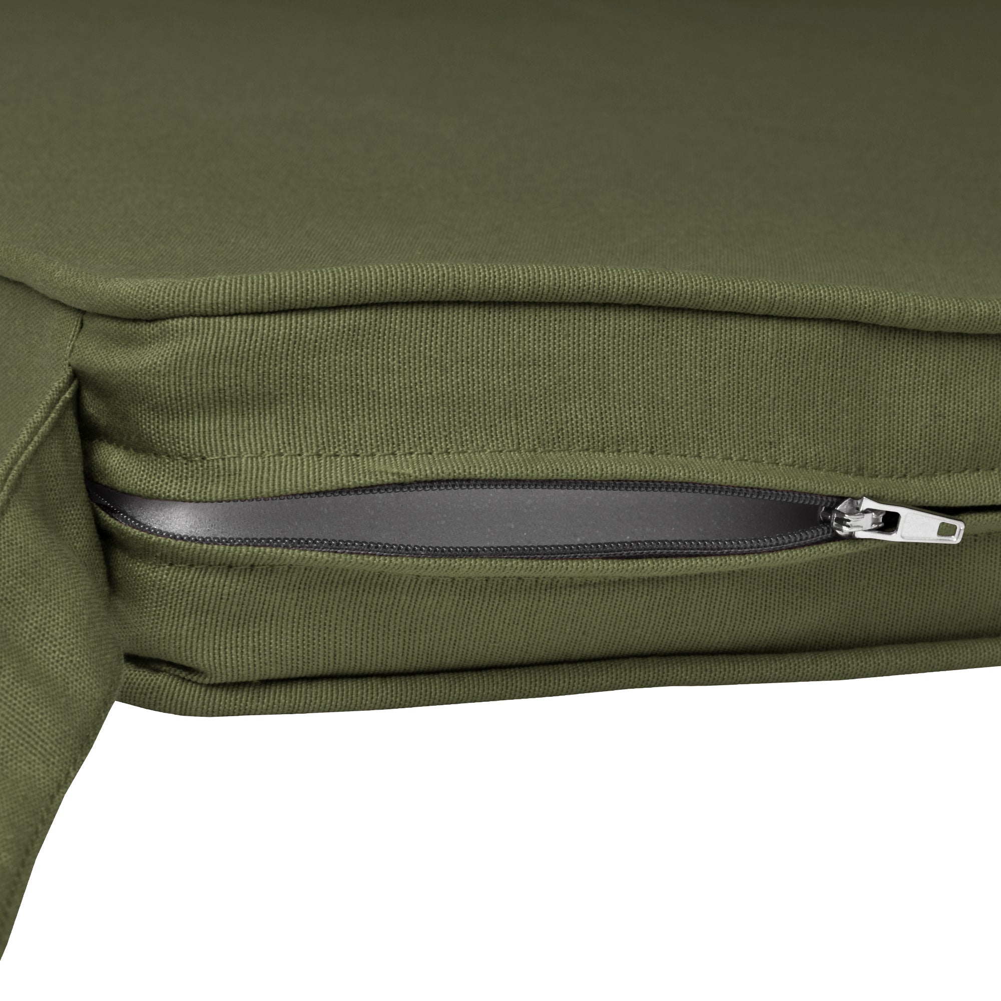 Beautissu Sitzkissen mit Bändern & Reißverschluss 45×40 cm – Stuhlkiss