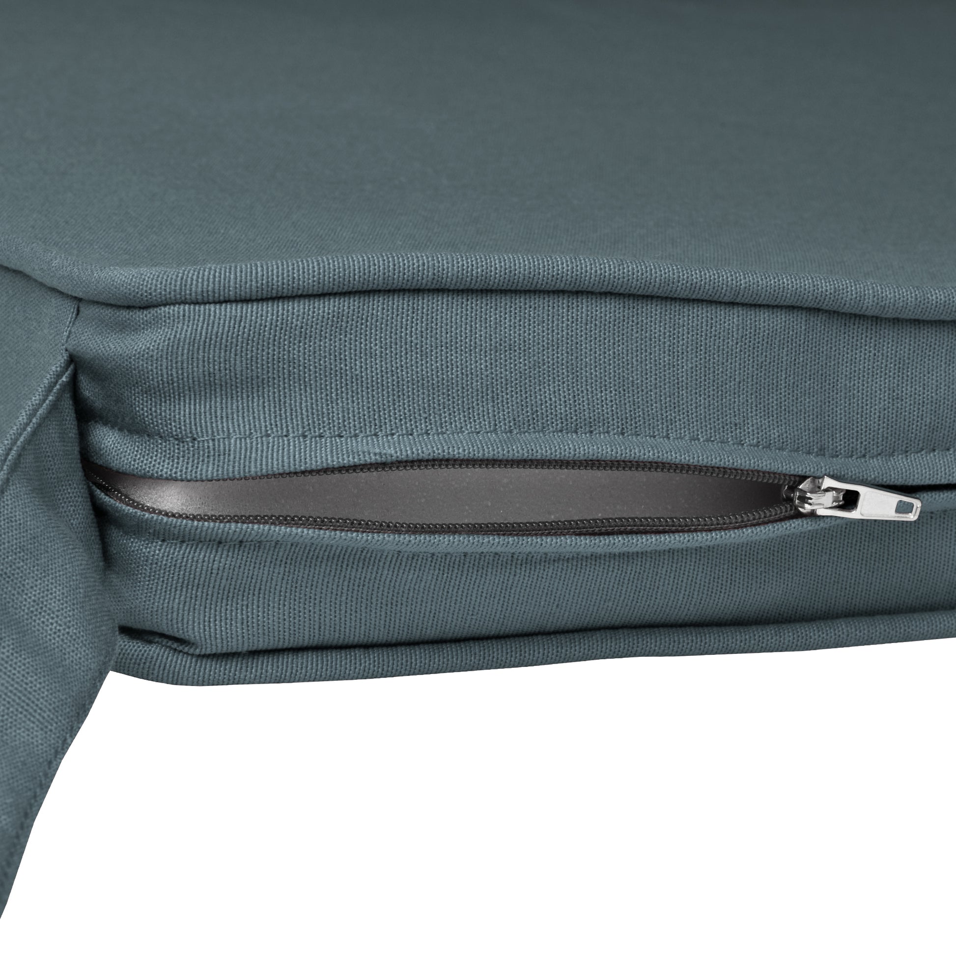 Beautissu Sitzkissen mit Bändern & Reißverschluss 45×40 cm – Stuhlkiss