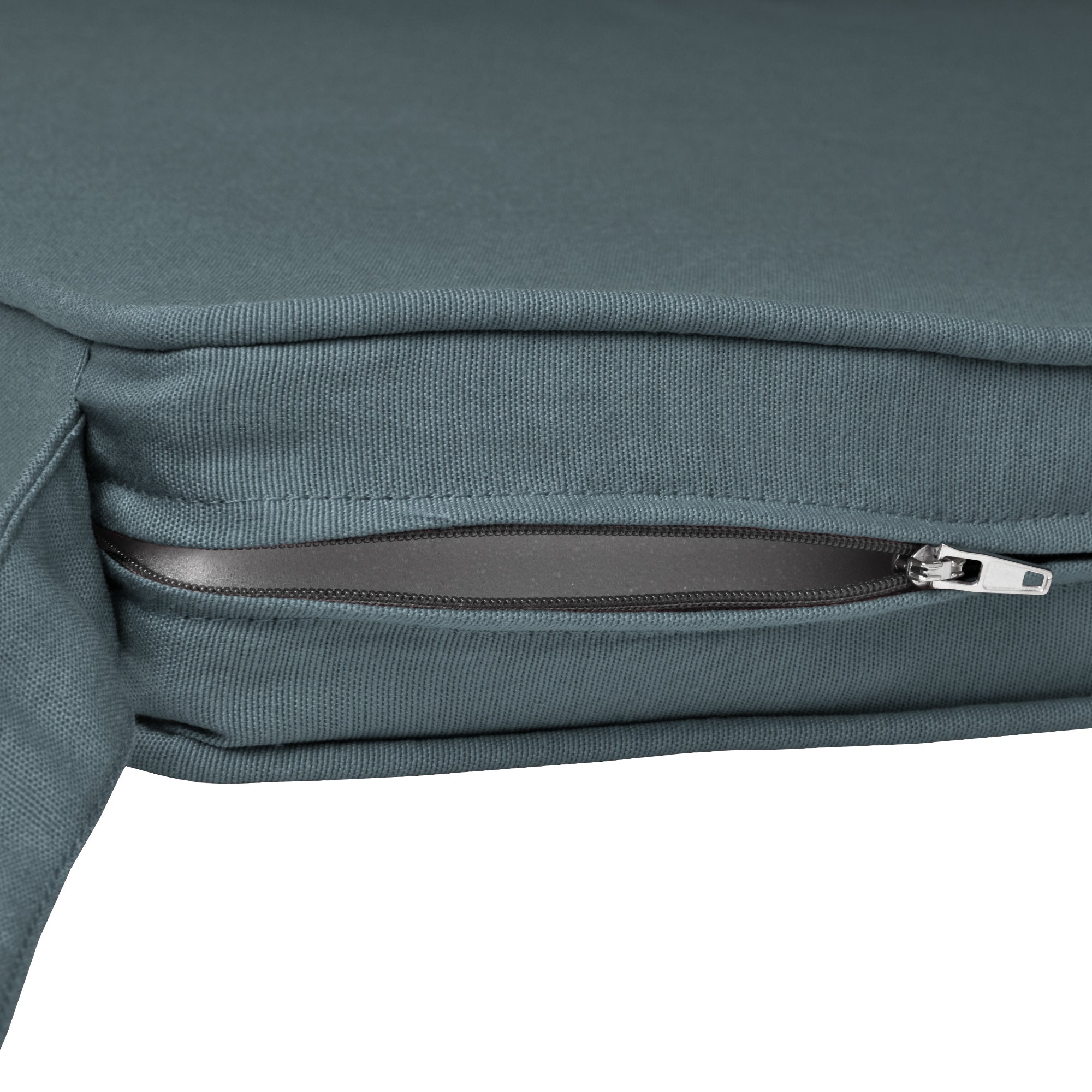 Beautissu Sitzkissen mit Bändern & Reißverschluss 45×40 cm – Stuhlkiss