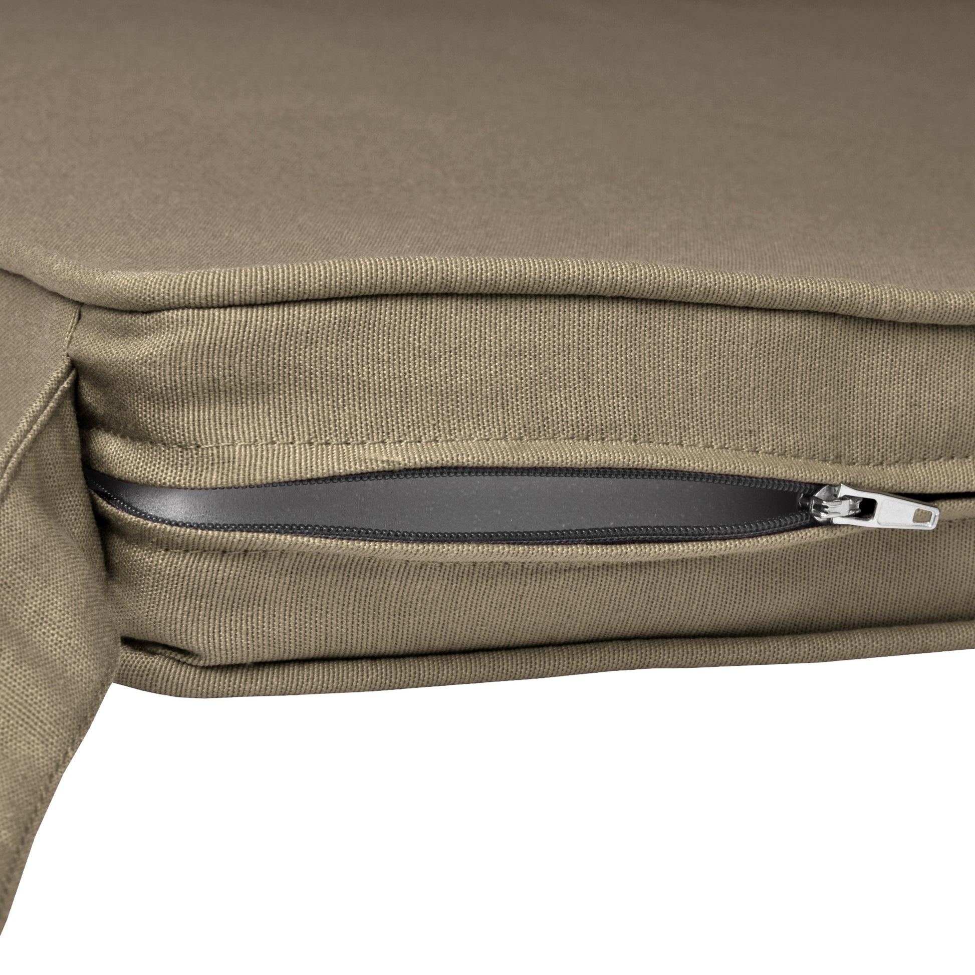 Beautissu Sitzkissen mit Bändern & Reißverschluss 45×40 cm – Stuhlkiss