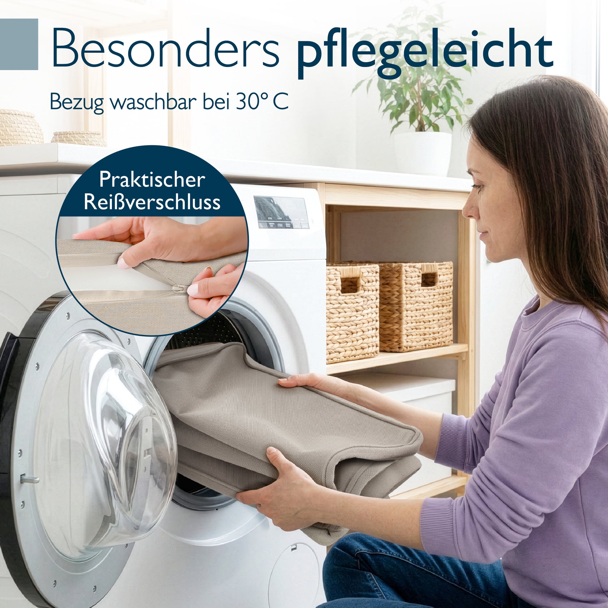 Beautissu 100% Wasserdicht Outdoor Gartenbank Sitzkissen 5 cm dick – B