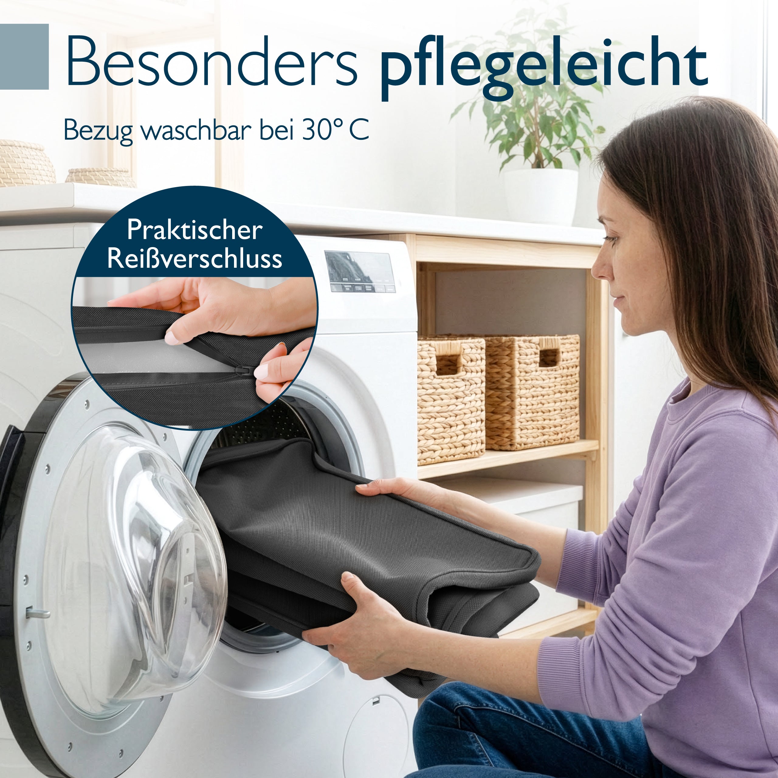 Beautissu 100% Wasserdicht Outdoor Gartenbank Sitzkissen 5 cm dick – B