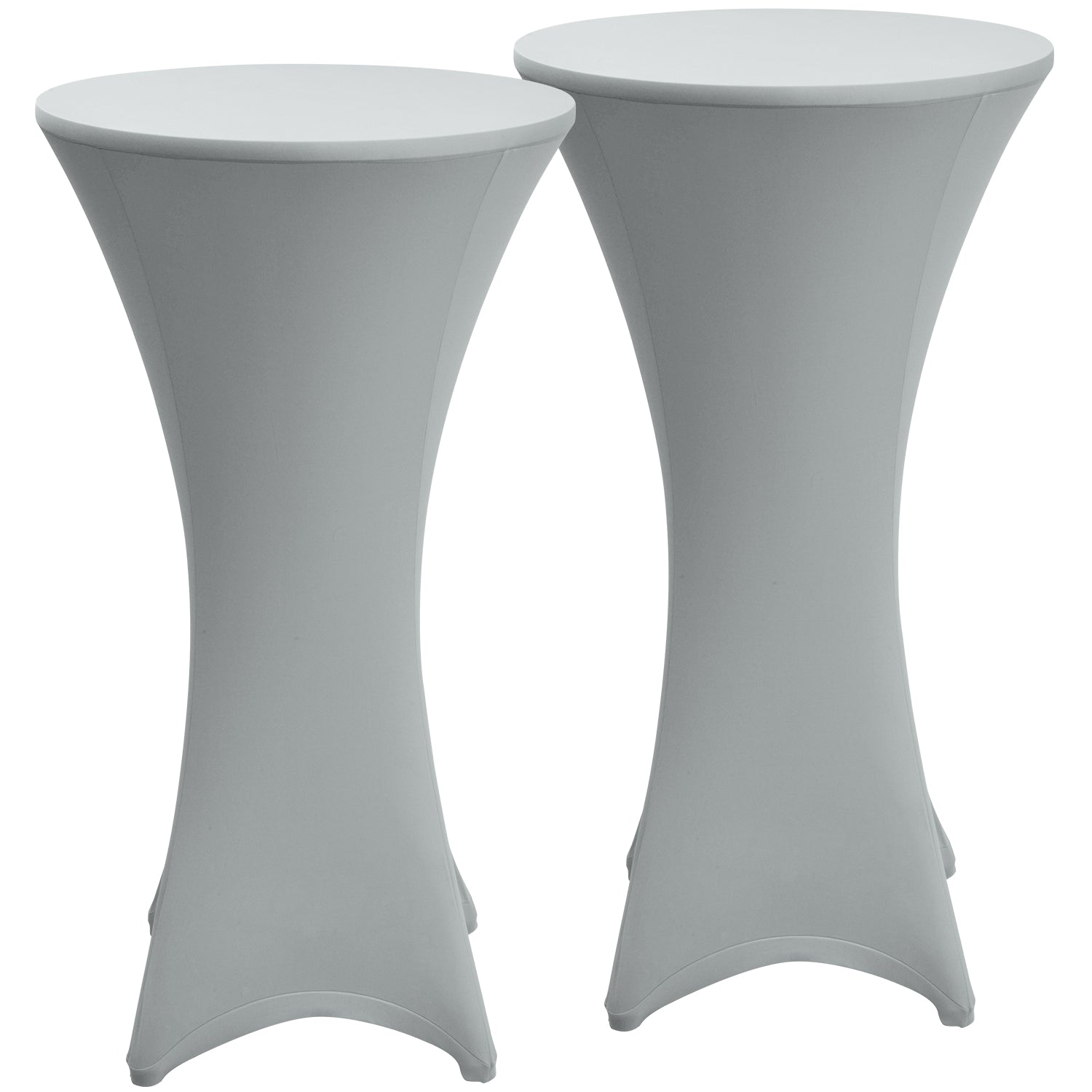 Beautissu Stehtischhusse Stella elastisch faltenfrei rutschfest rund