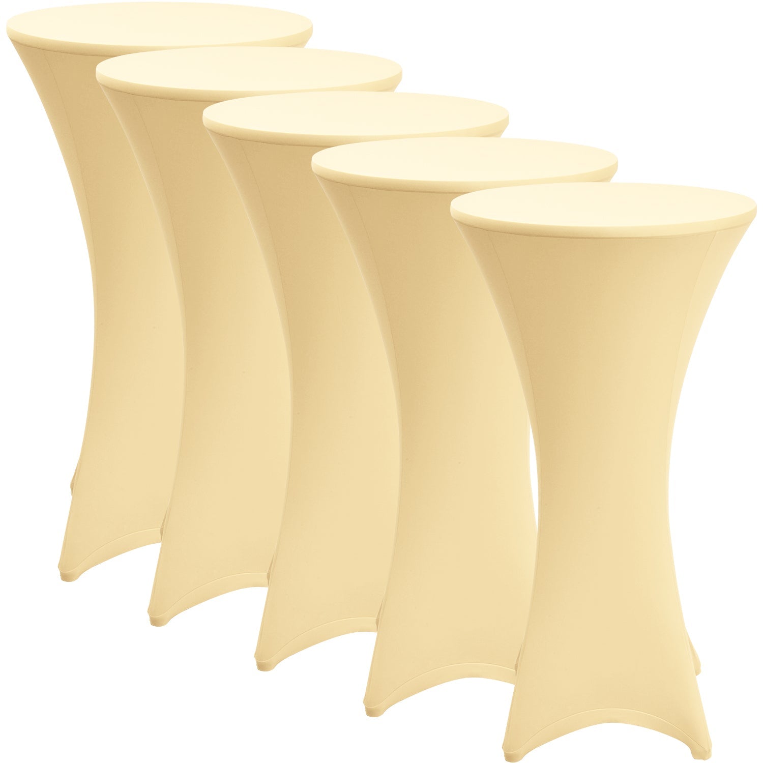 Stretch Stehtischhusse Stella für rutschfeste, faltenarme Tischdekoration bei Veranstaltungen