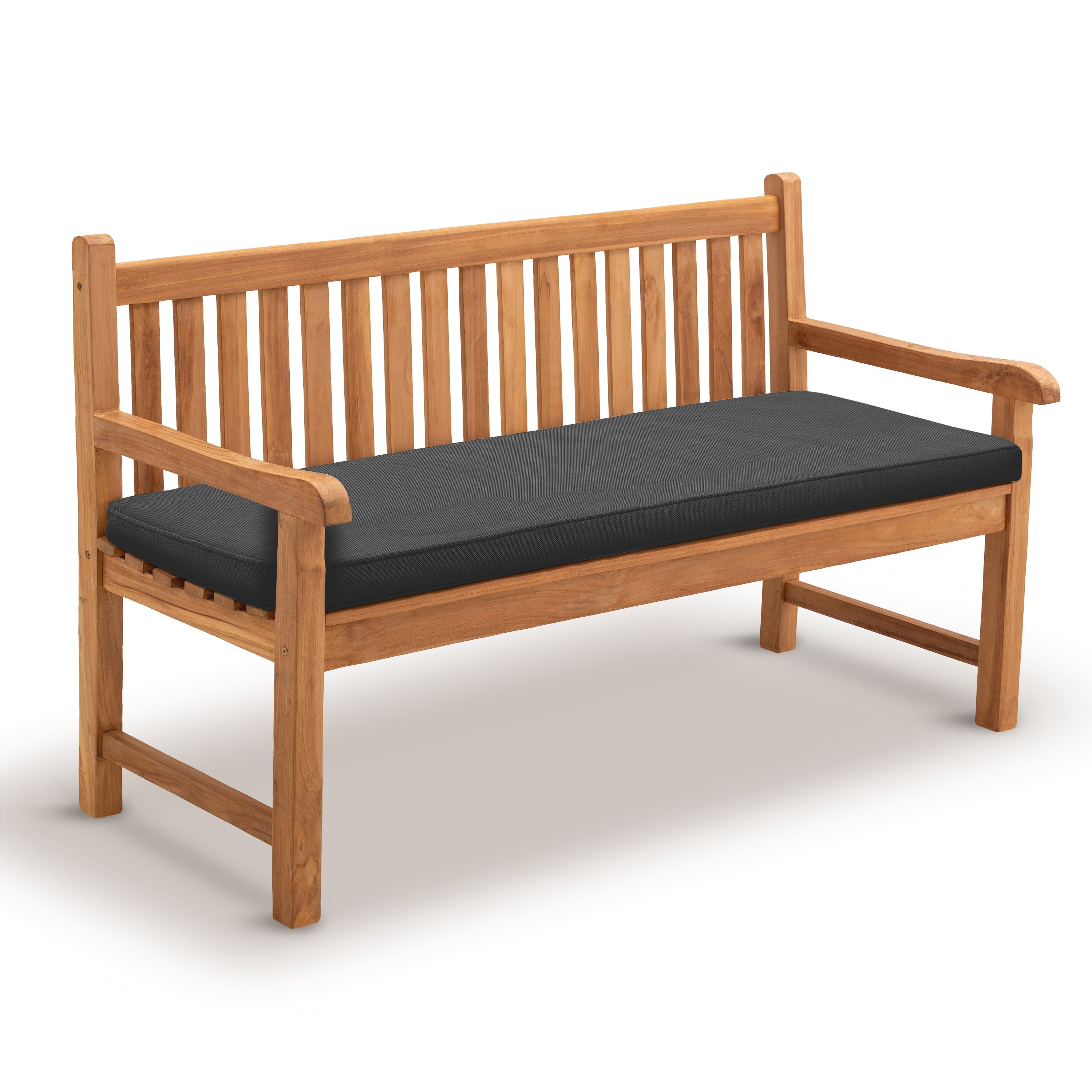 Beautissu 100% wasserdichtes Outdoor Gartenbank Sitzkissen 5 cm dick, wetterfeste Bankauflage für Terrasse und Garten