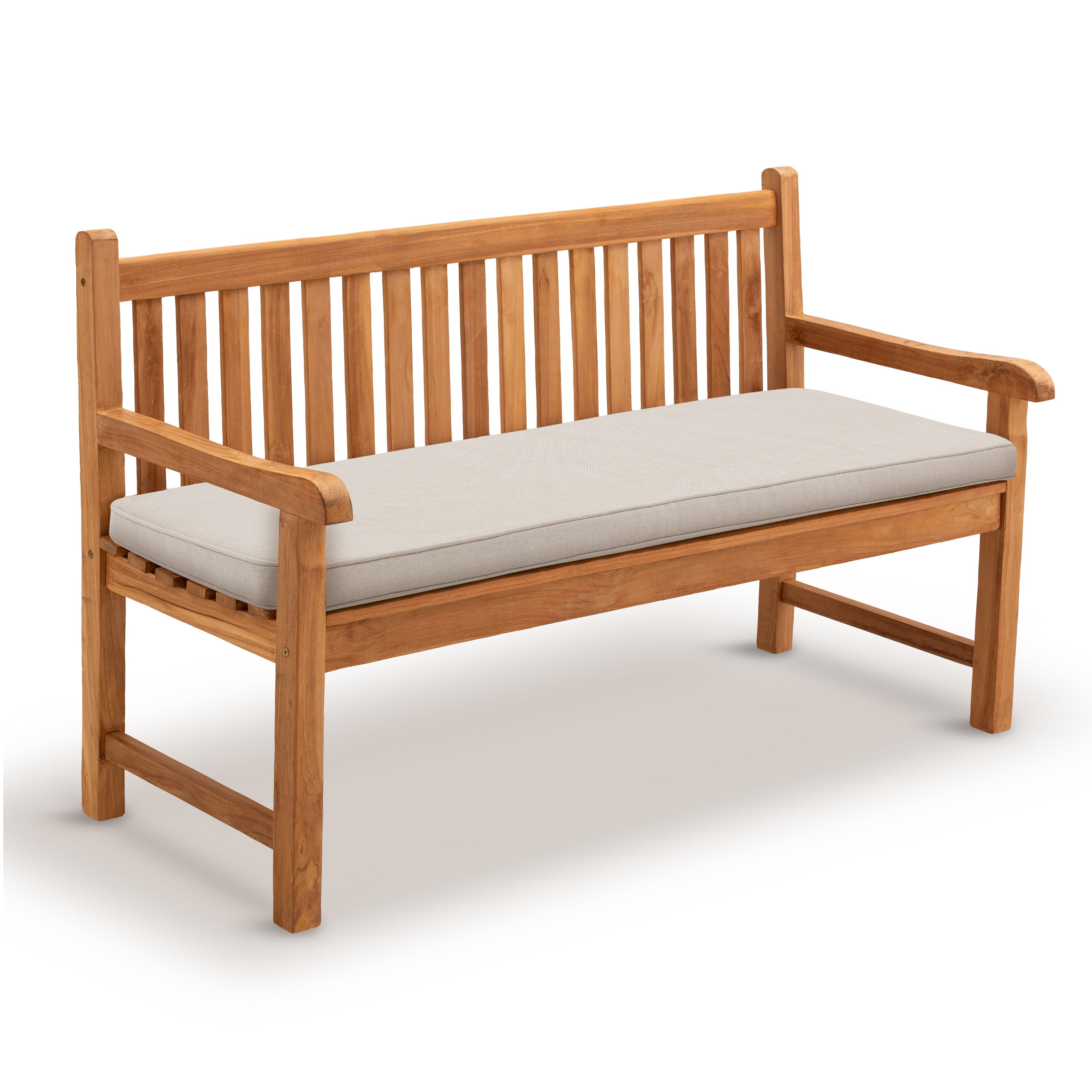 Beautissu 100% wasserdichtes Outdoor Gartenbank Sitzkissen mit 5 cm Polsterung