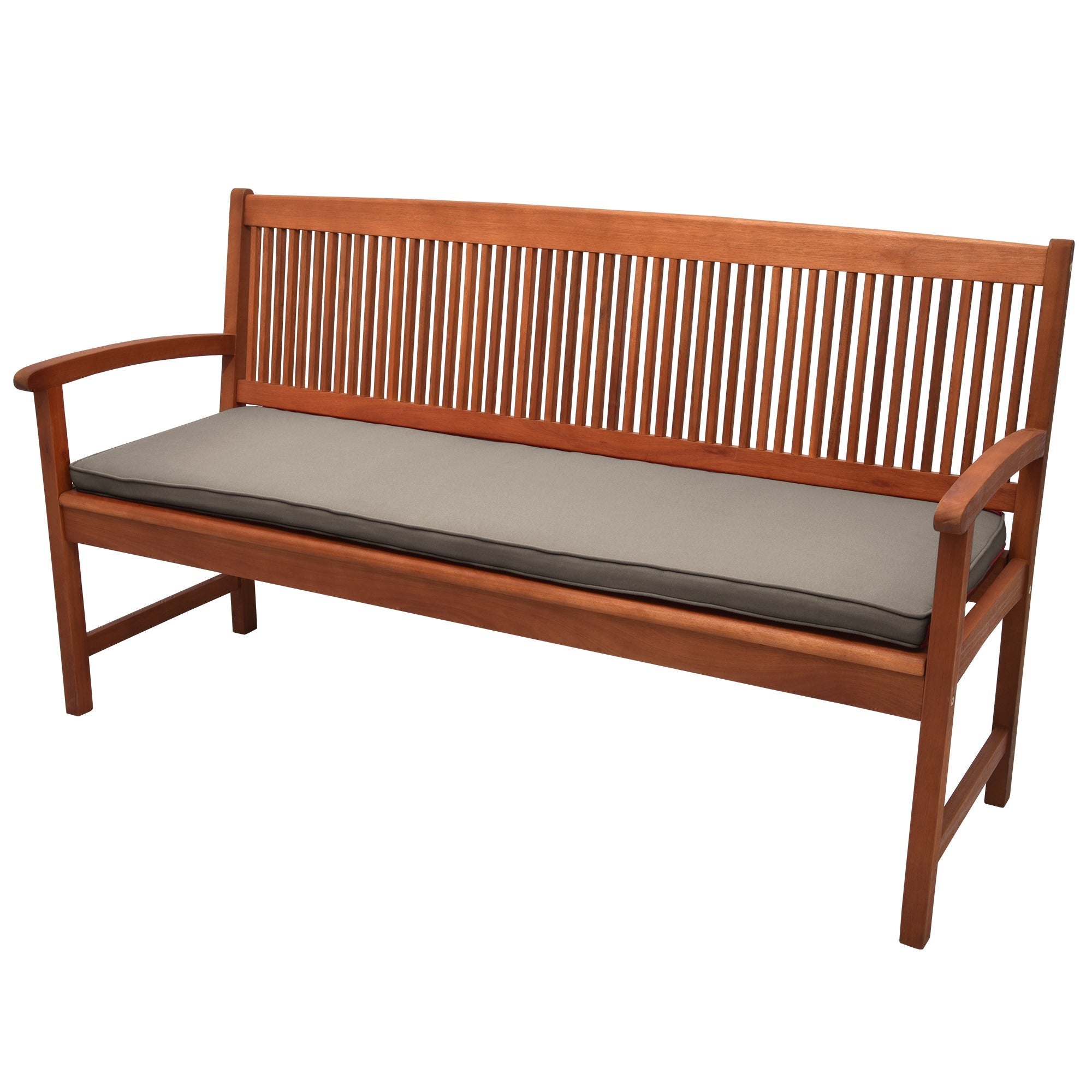 Bequeme Beautissu Bankauflage Loft BK aus robustem, waschbarem Stoff mit Polyurethan-Schaumfüllung für Outdoor-Gartenbank