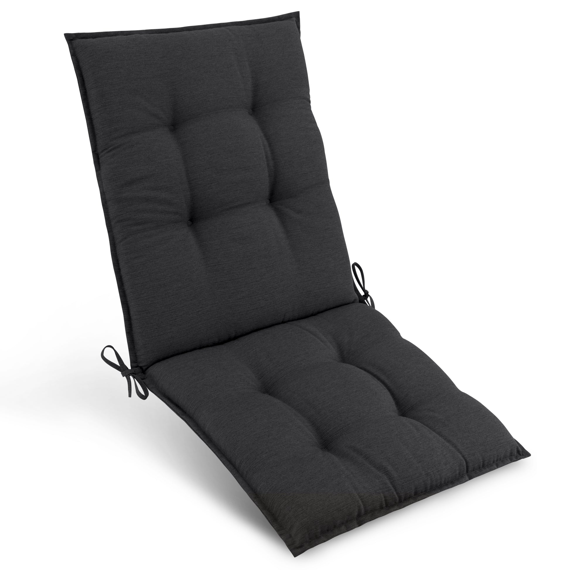 Beautissu Niederlehner Stuhlauflage 100x50x8 cm  – Gartenstuhl Sitzkis