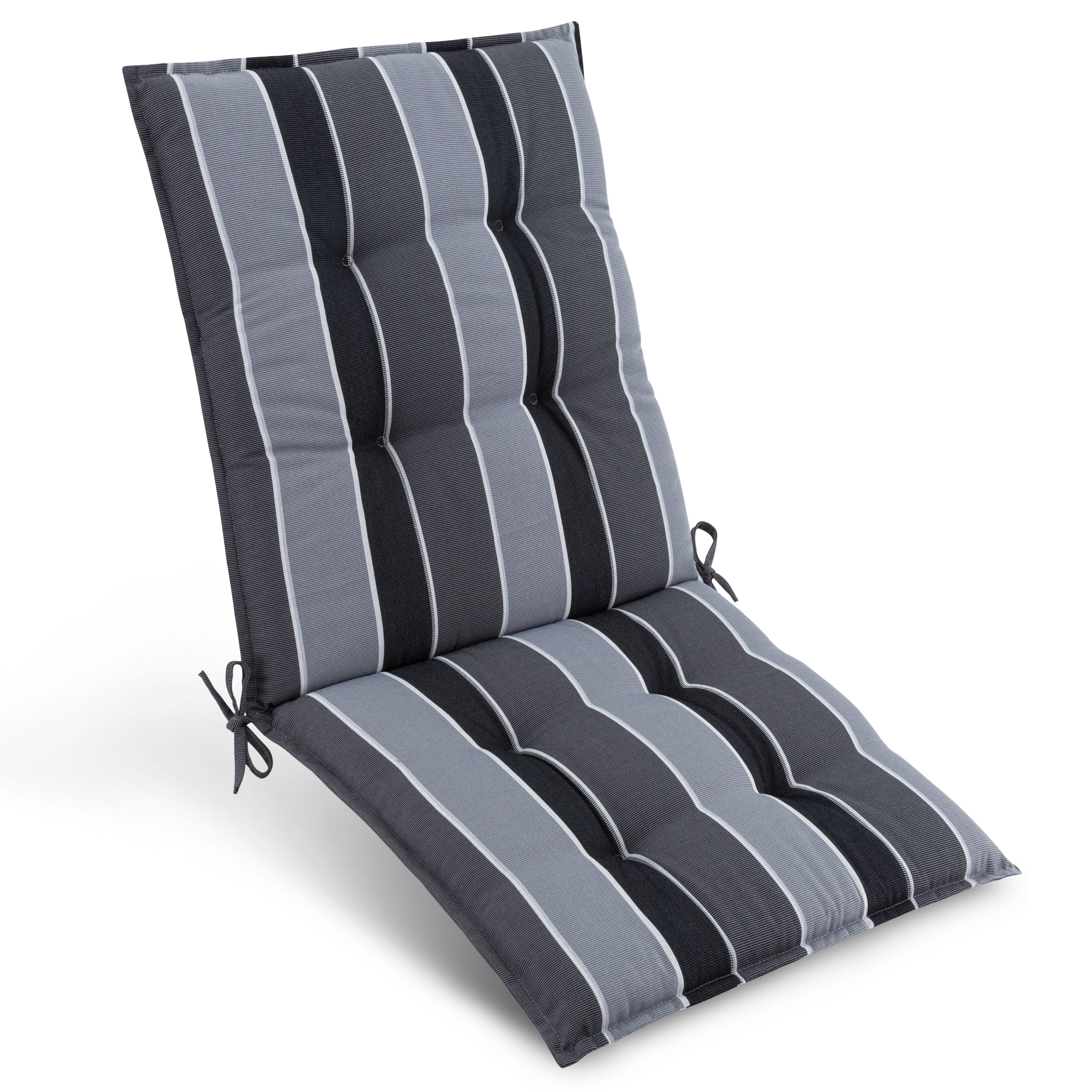 Beautissu Niederlehner Stuhlauflage 100x50x8 cm  – Gartenstuhl Sitzkis