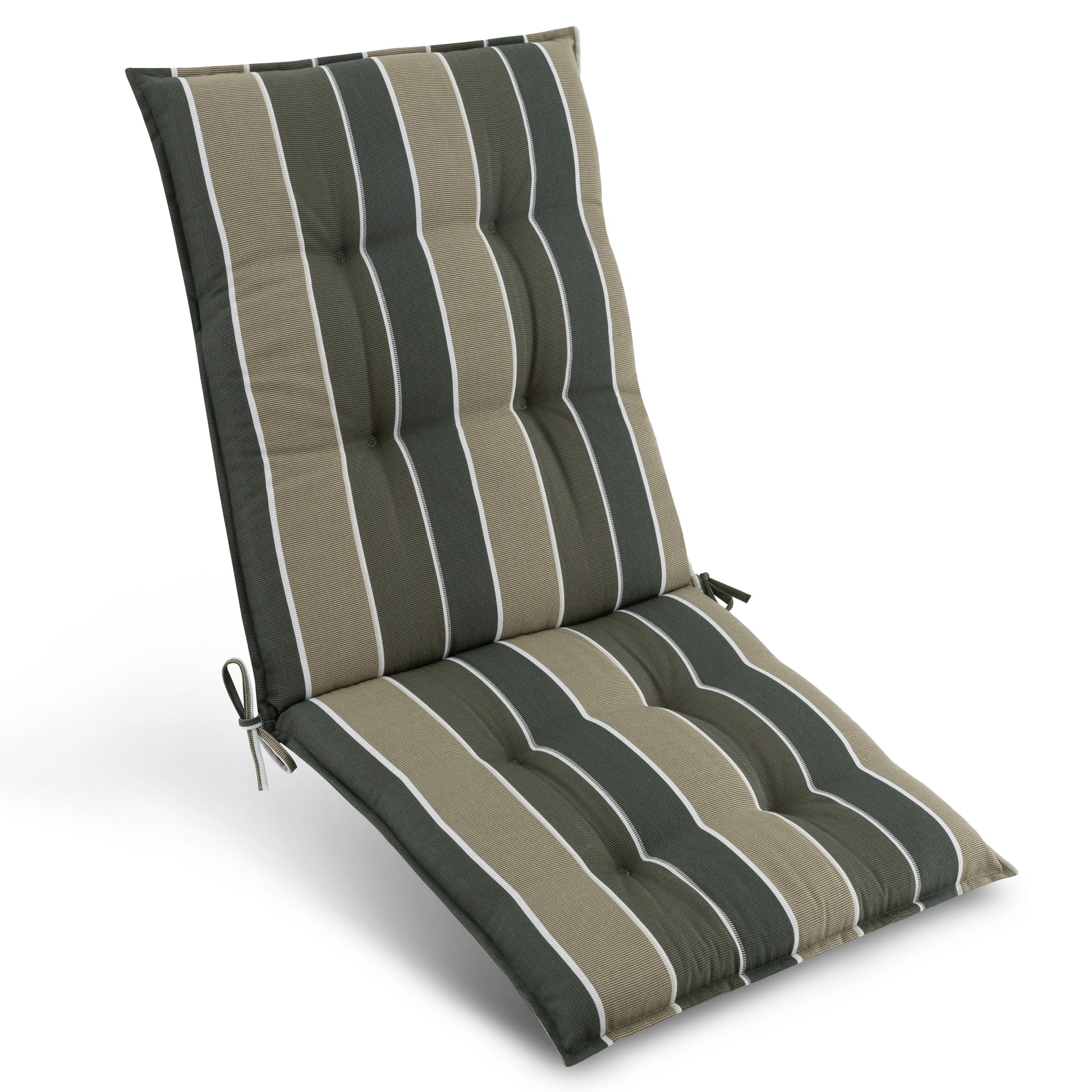 Beautissu Niederlehner Stuhlauflage 100x50x8 cm  – Gartenstuhl Sitzkis