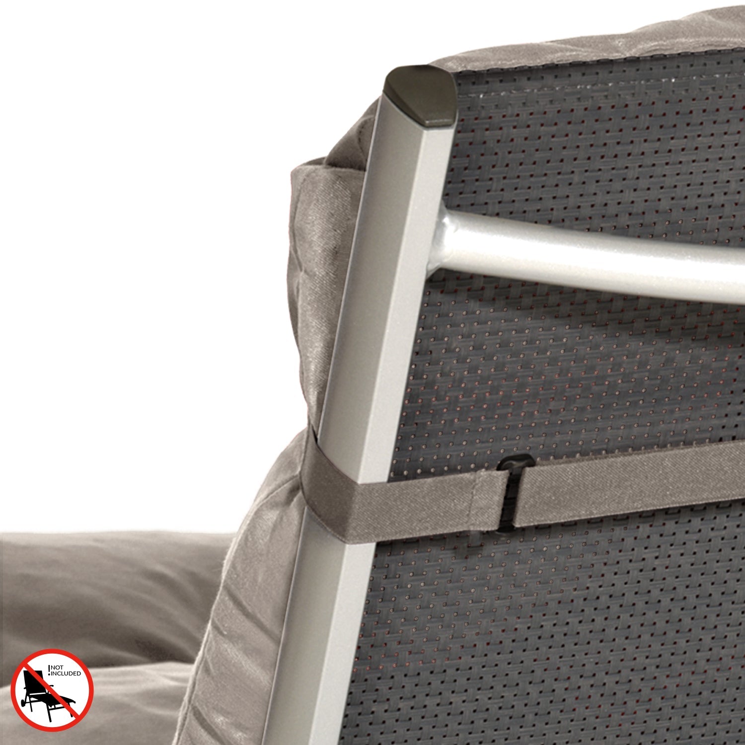 Beautissu Gartenliegenauflage Flair RL 190x60x8 cm für Rollliegen mit UV-beständigem Polyesterbezug und 8 cm Polsterung