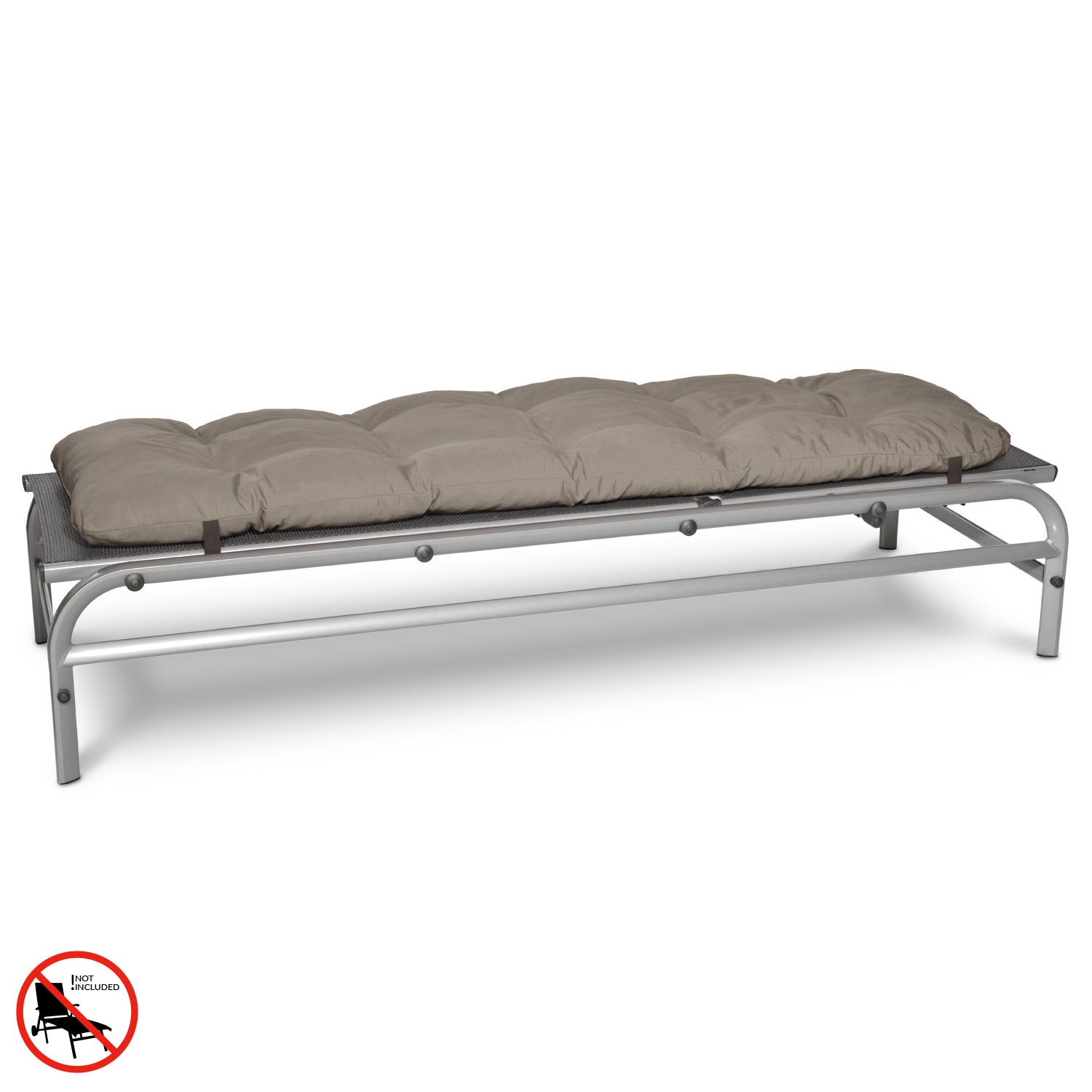 Beautissu Gartenliegenauflage Flair RL mit 8 cm Polsterung für Rollliegen und Gartenliegen