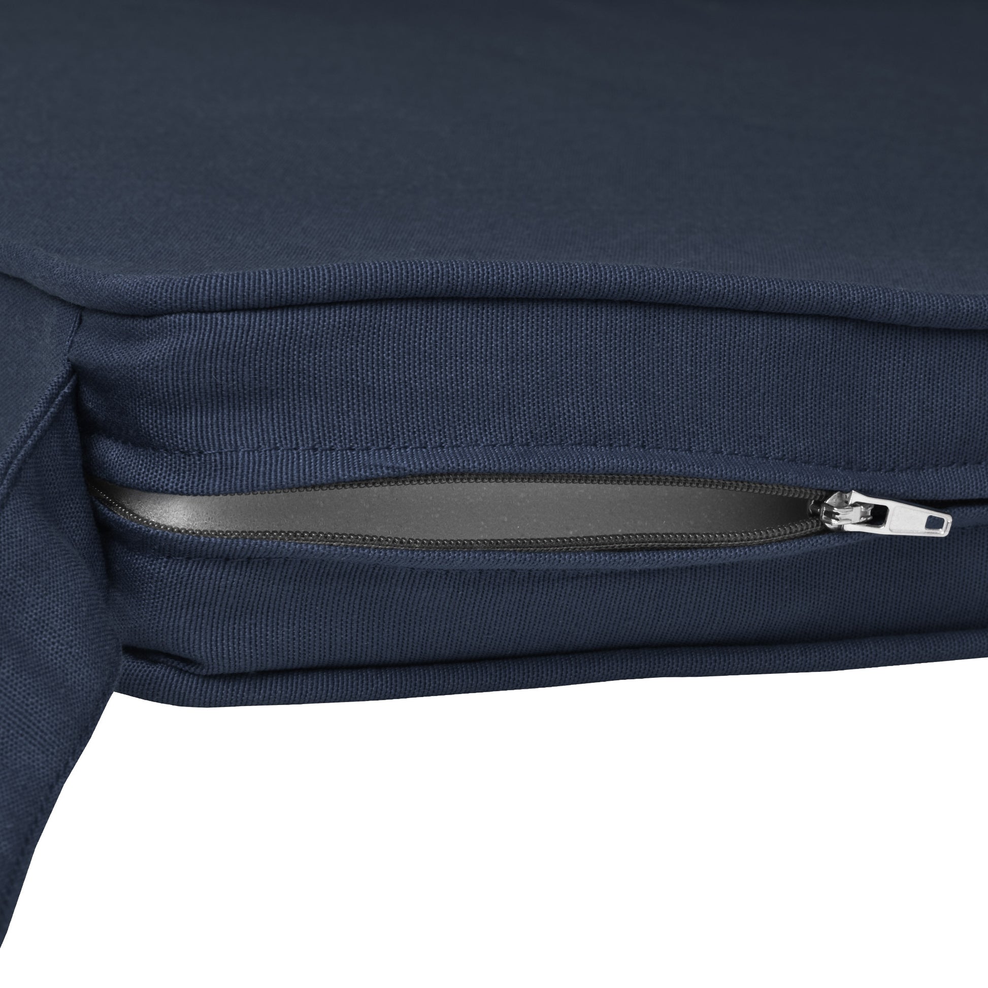 Beautissu Sitzkissen mit Bändern & Reißverschluss 45×40 cm – Stuhlkiss