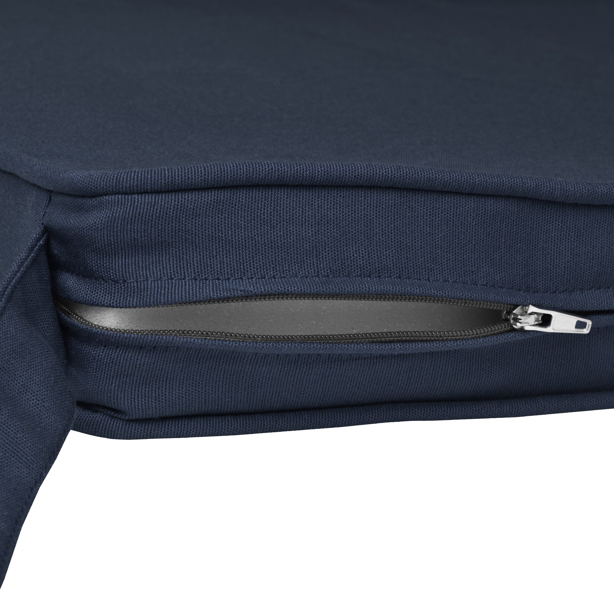 Beautissu Sitzkissen mit Bändern & Reißverschluss 45×40 cm – Stuhlkiss