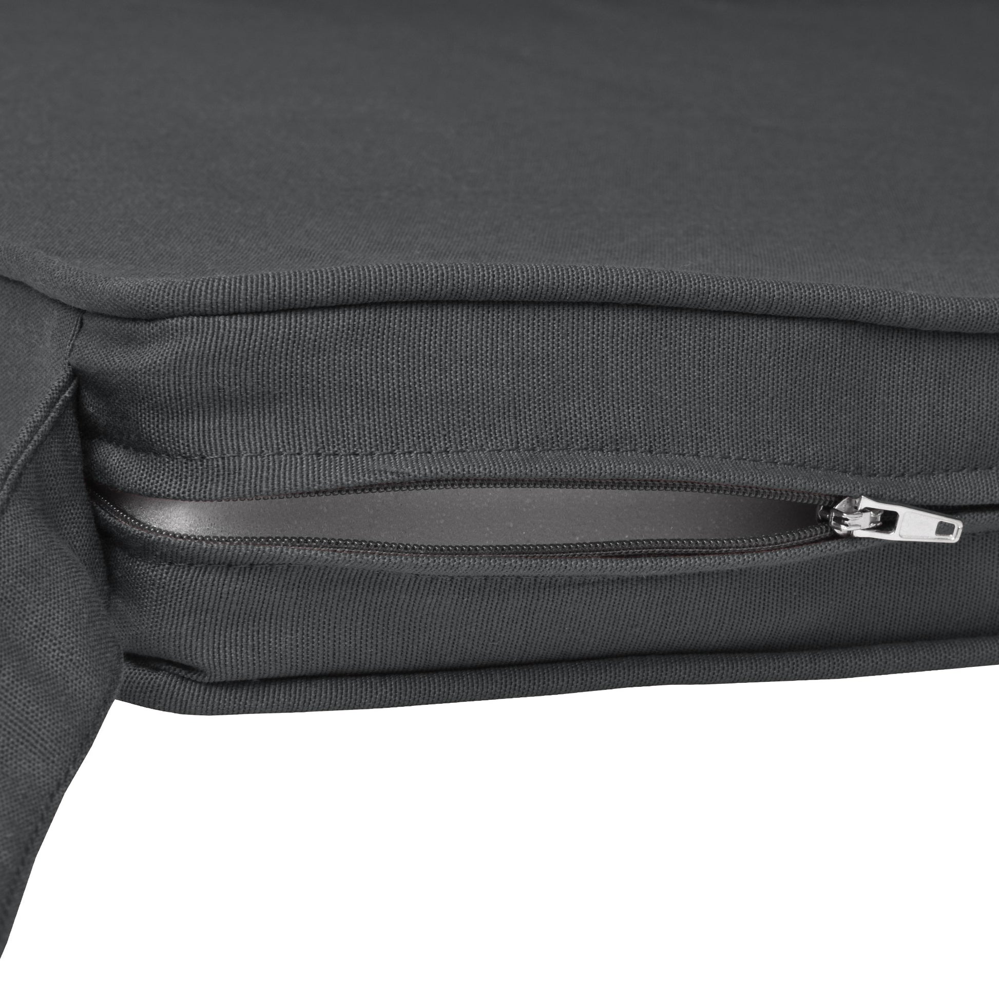 Beautissu Sitzkissen mit Bändern & Reißverschluss 45×40 cm – Stuhlkiss