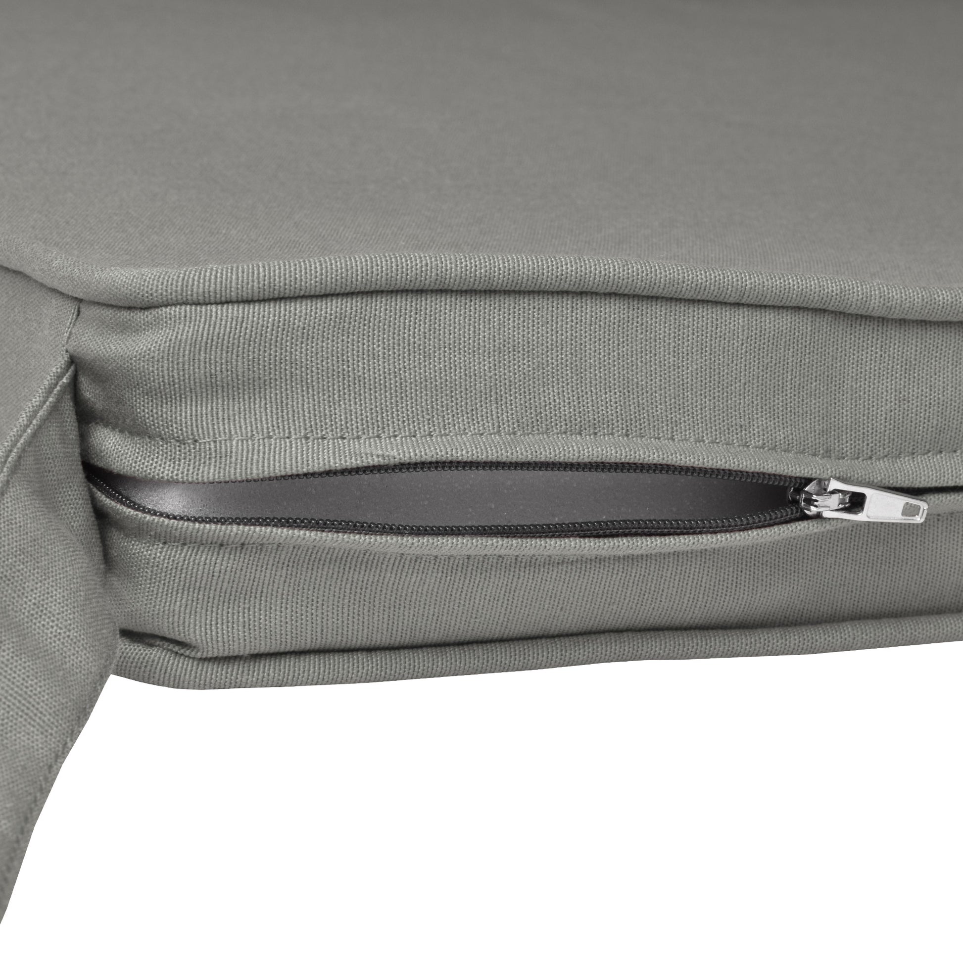 Beautissu Sitzkissen mit Bändern & Reißverschluss 45×40 cm – Stuhlkiss