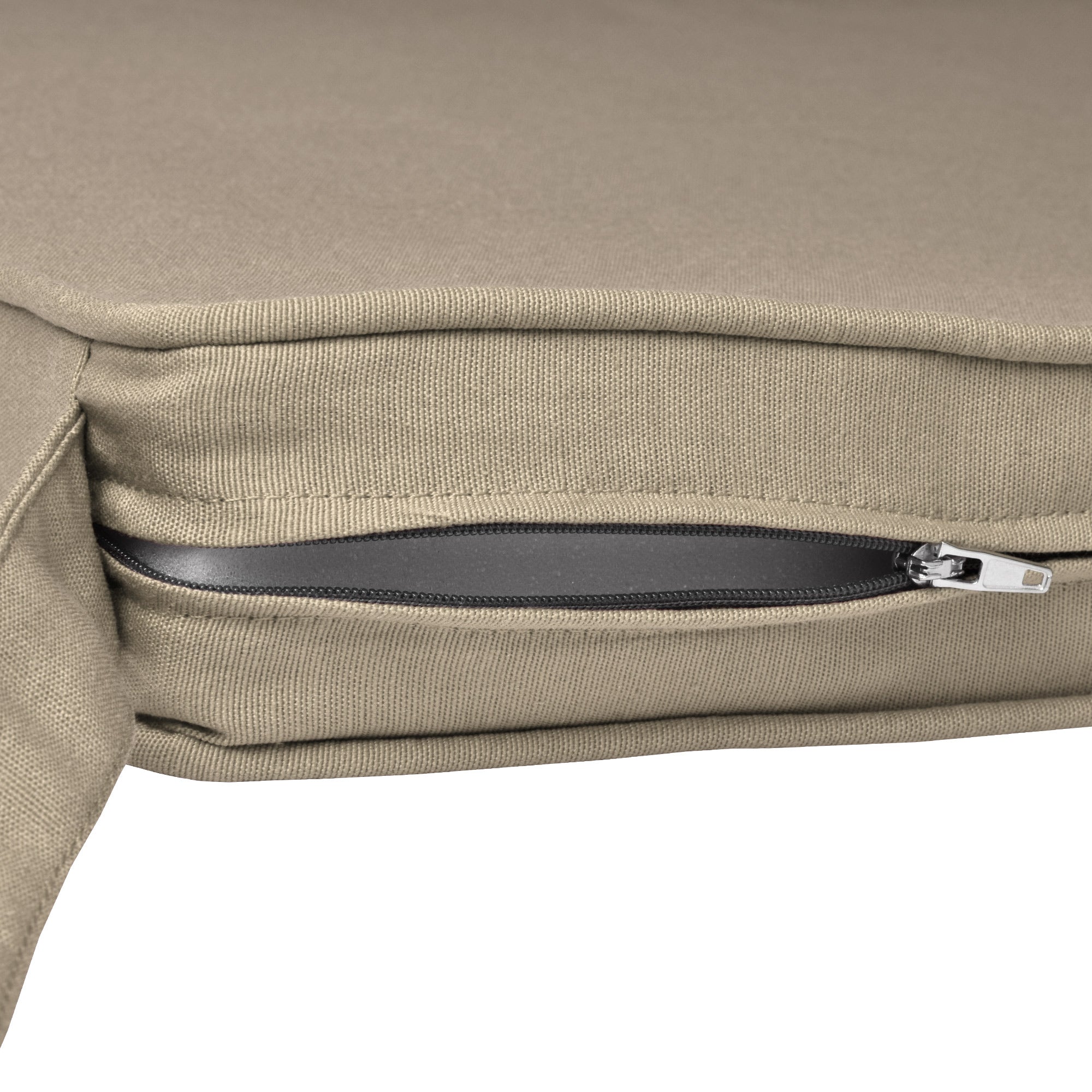 Beautissu Sitzkissen mit Bändern & Reißverschluss 45×40 cm – Stuhlkiss