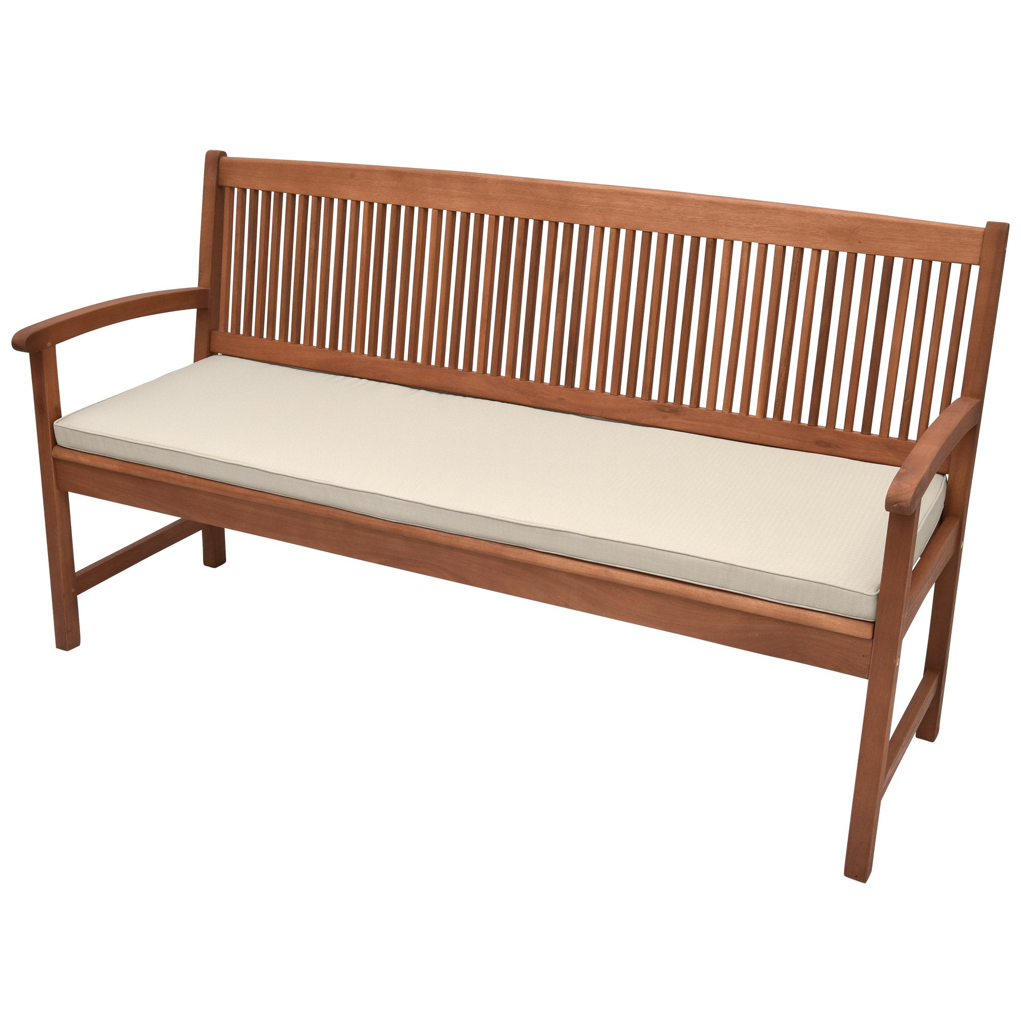 Beautissu Wasserabweisendes Outdoor Gartenbank Sitzkissen 5 cm dick – 