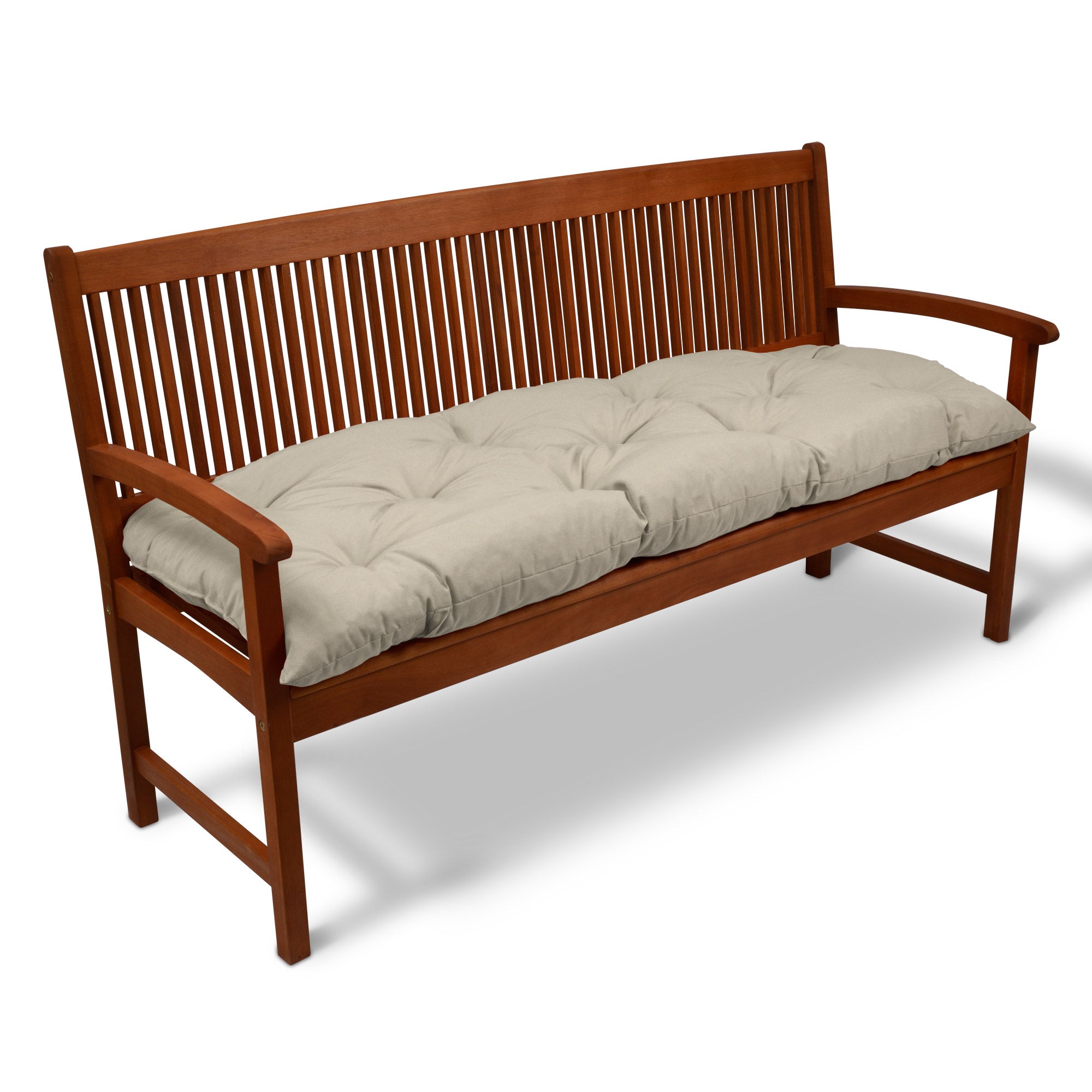 Beautissu Outdoor Gartenbank Sitzkissen 8 cm dick – Bankauflage Flair 