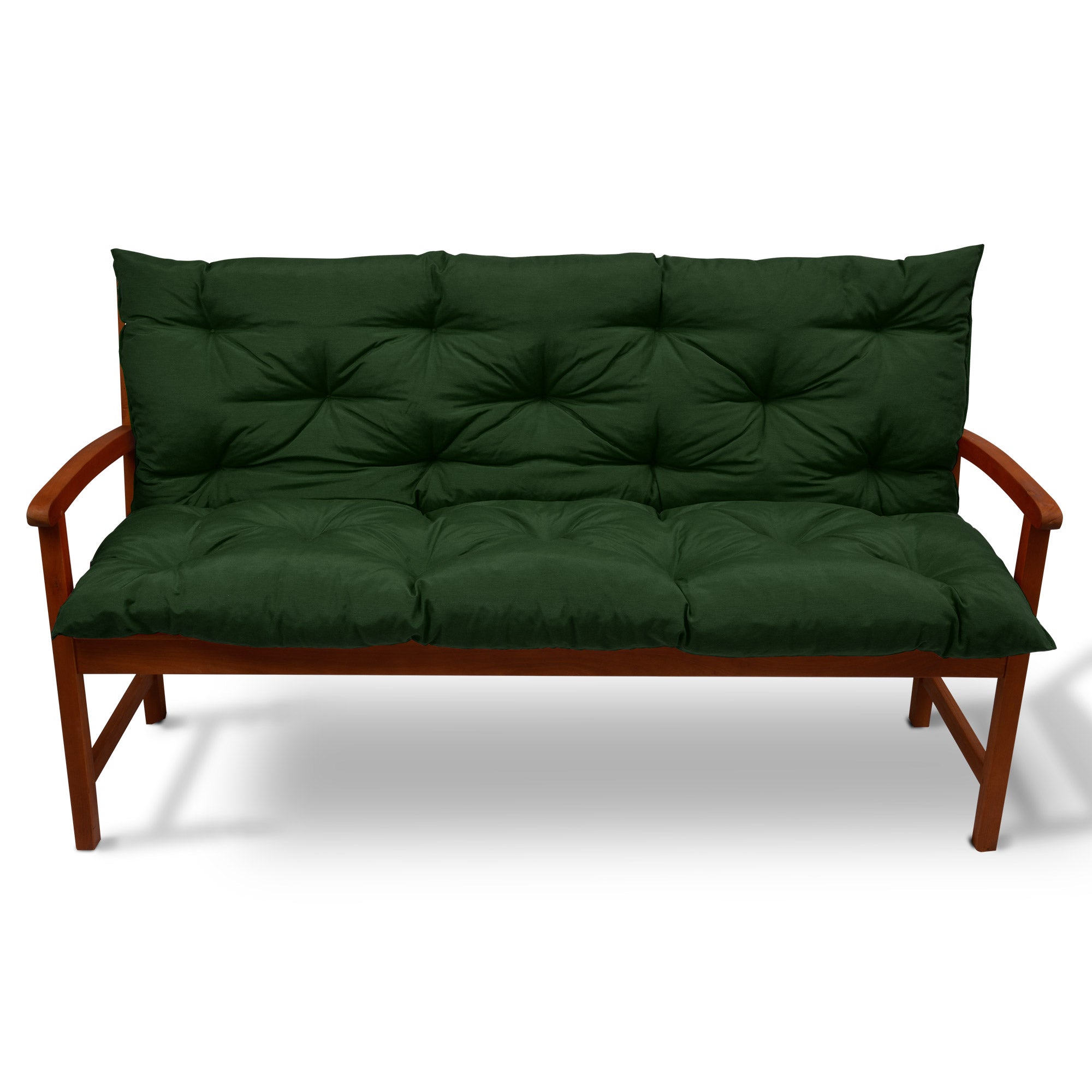 Beautissu Outdoor Gartenbank Sitzkissen mit Rückenlehne 8 cm dick – Ba