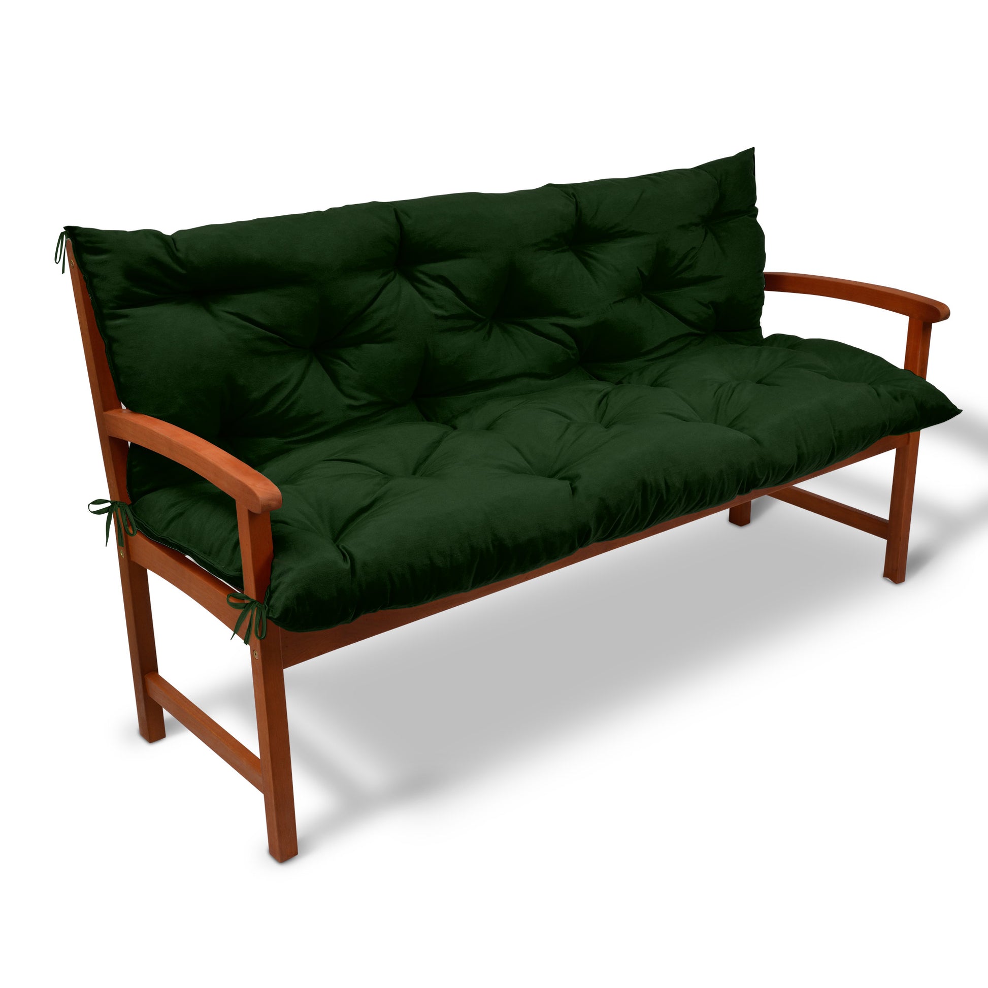 Beautissu Outdoor Gartenbank Sitzkissen mit Rückenlehne 8 cm dick – Ba