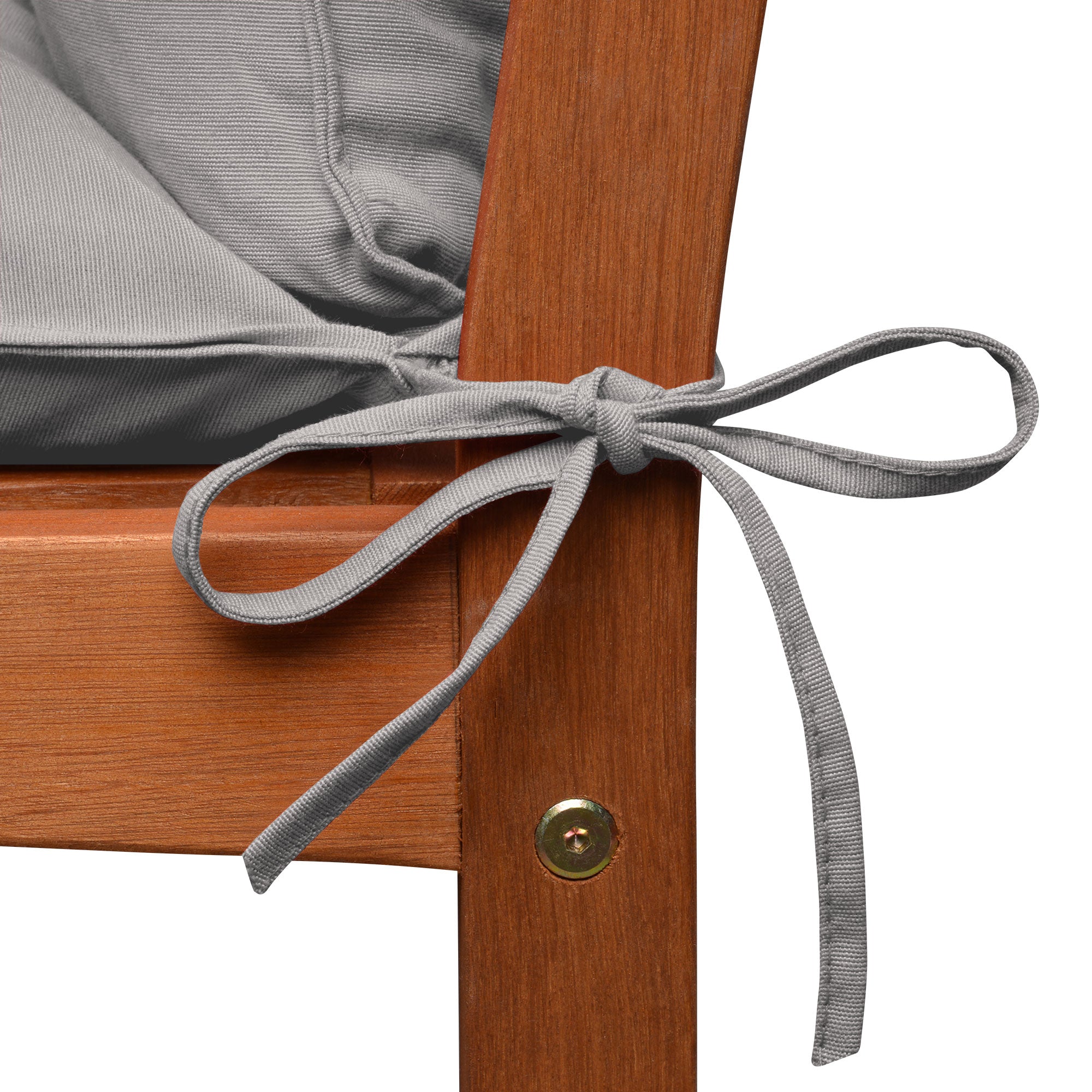 Beautissu Outdoor Gartenbank Sitzkissen mit Rückenlehne 8 cm dick – Ba