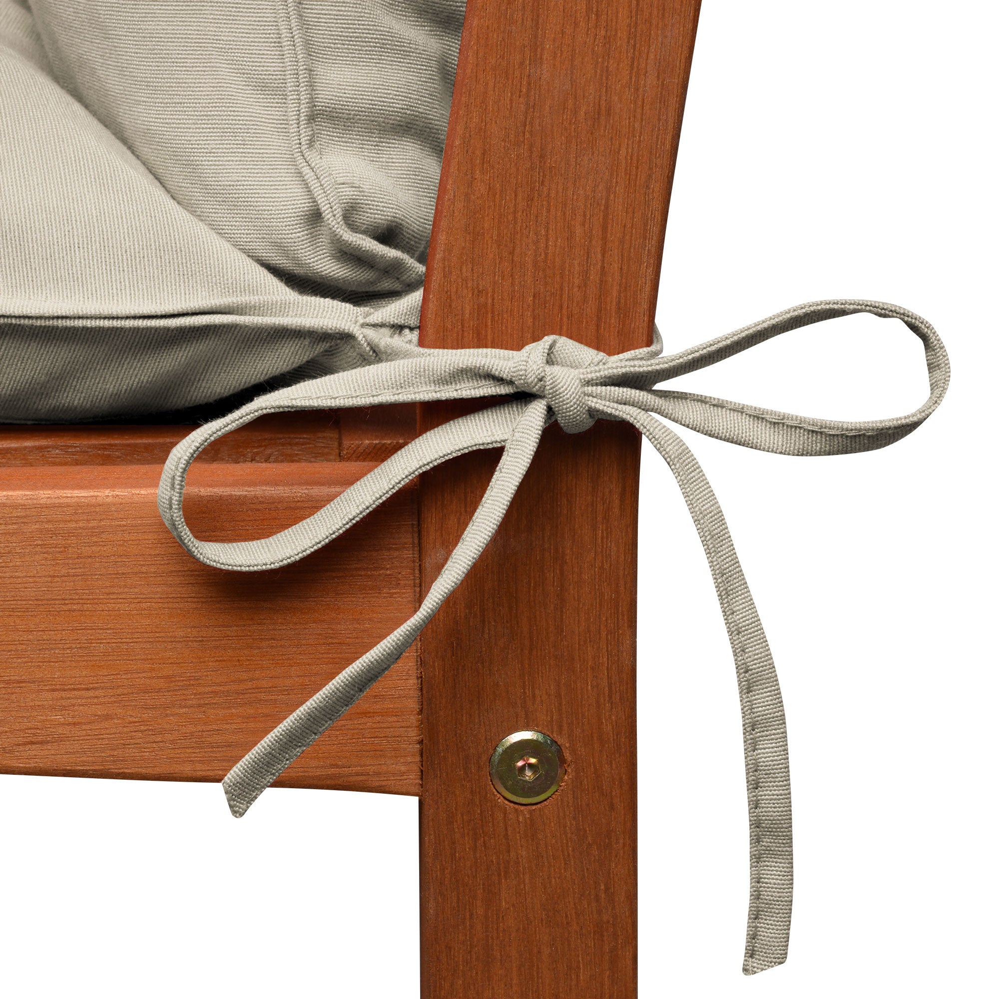 Beautissu Outdoor Gartenbank Sitzkissen mit Rückenlehne 8 cm dick – Ba