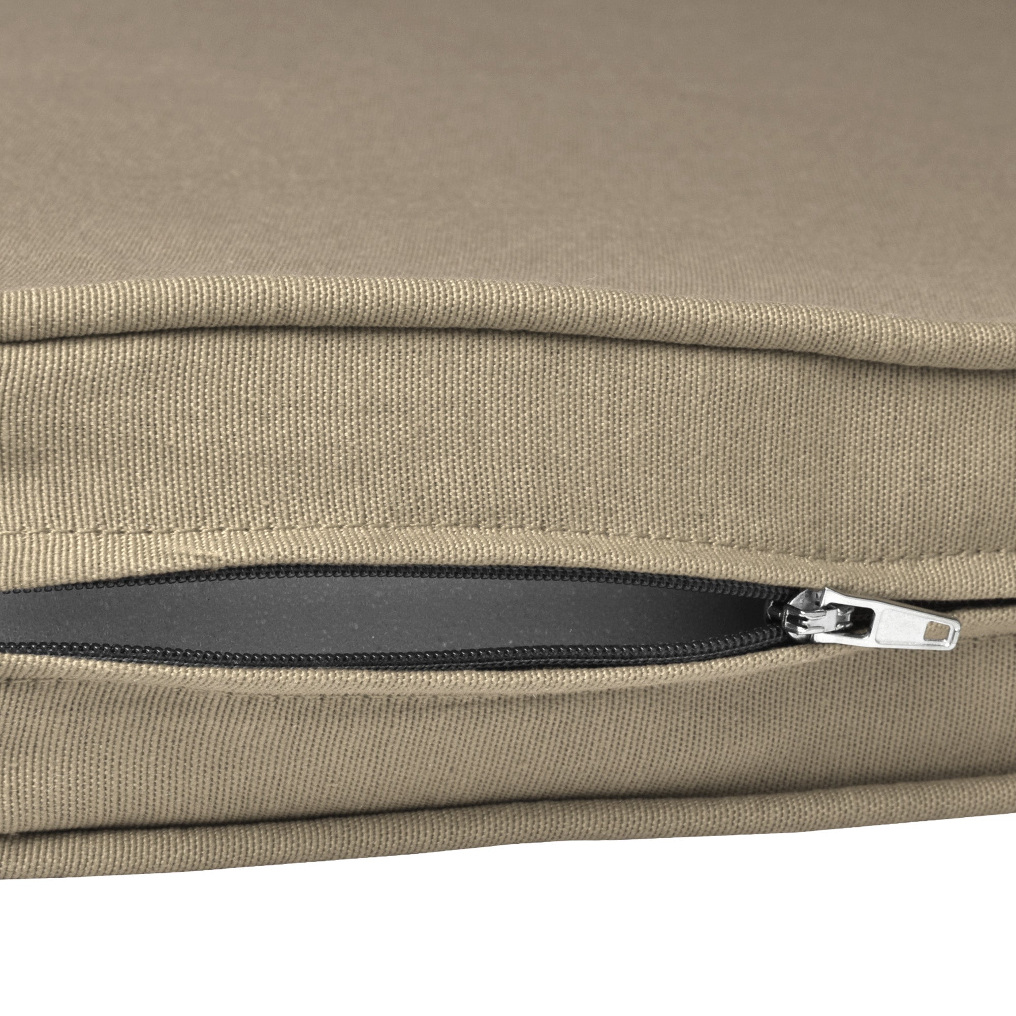 Beautissu Bankauflage Outdoor Loft BK mit komfortabler Polyurethan-Schaum Polsterung und strapazierfähigem, abnehmbarem Bezug, waschbar bei 30 °C, in verschiedenen Größen, made in Europe, OEKO-TEX zertifiziert