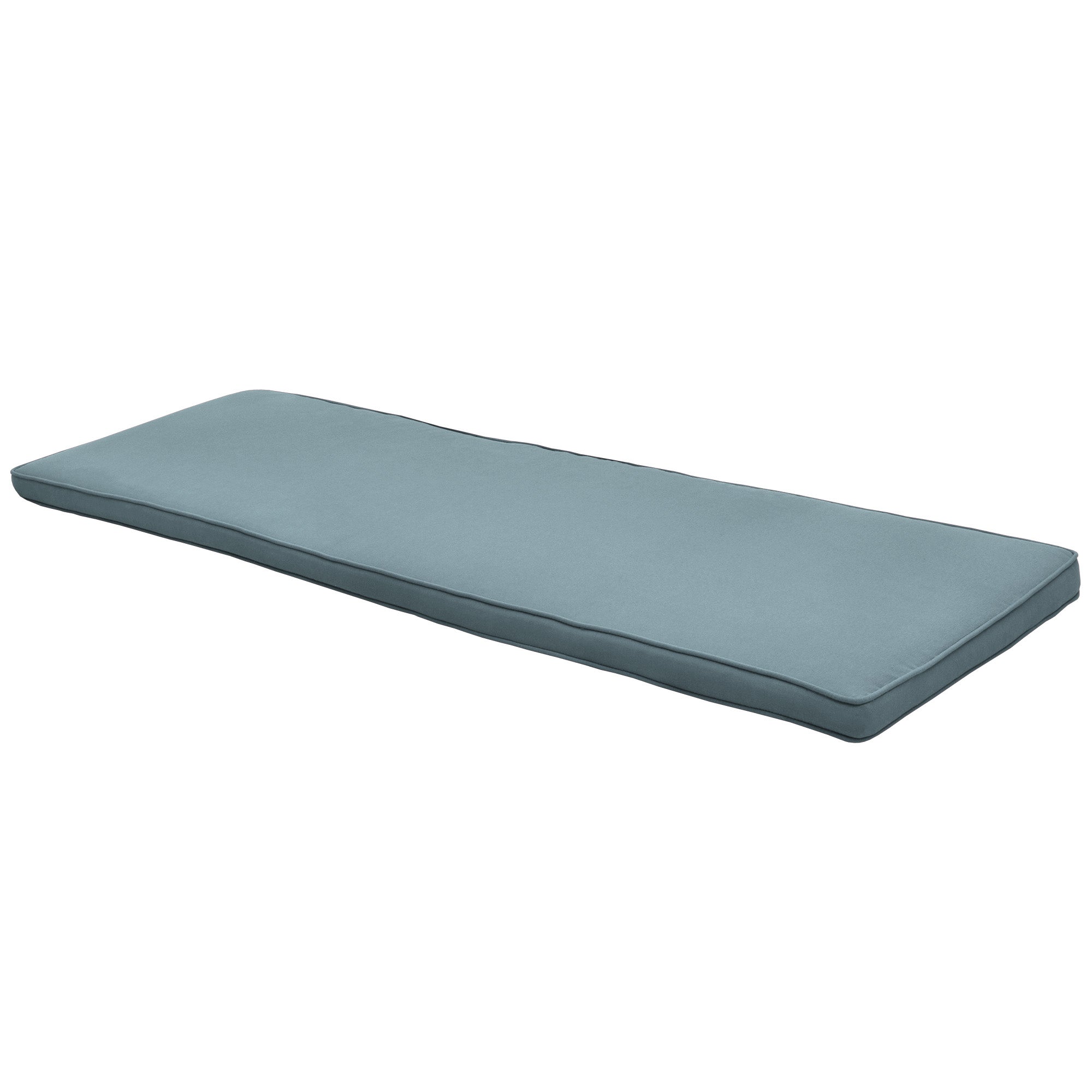 Beautissu Bankauflage Loft BK Outdoor Polsterung 100-180x48 cm, robust, abnehmbar, waschbar, OEKO-TEX zertifiziert