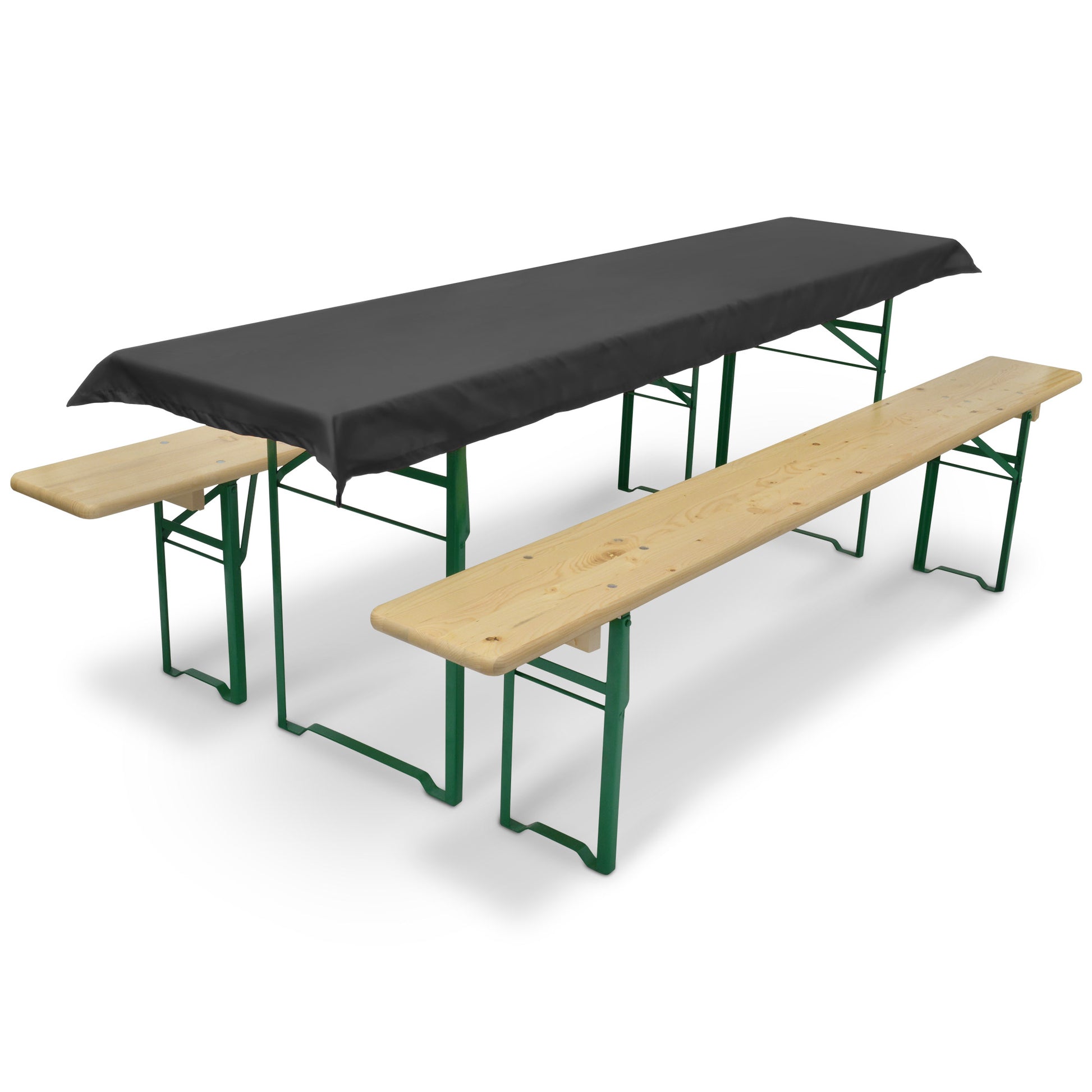 Beautissu 3tlg Hussen für Bierzeltgarnitur – Bierbankauflage Comfort X