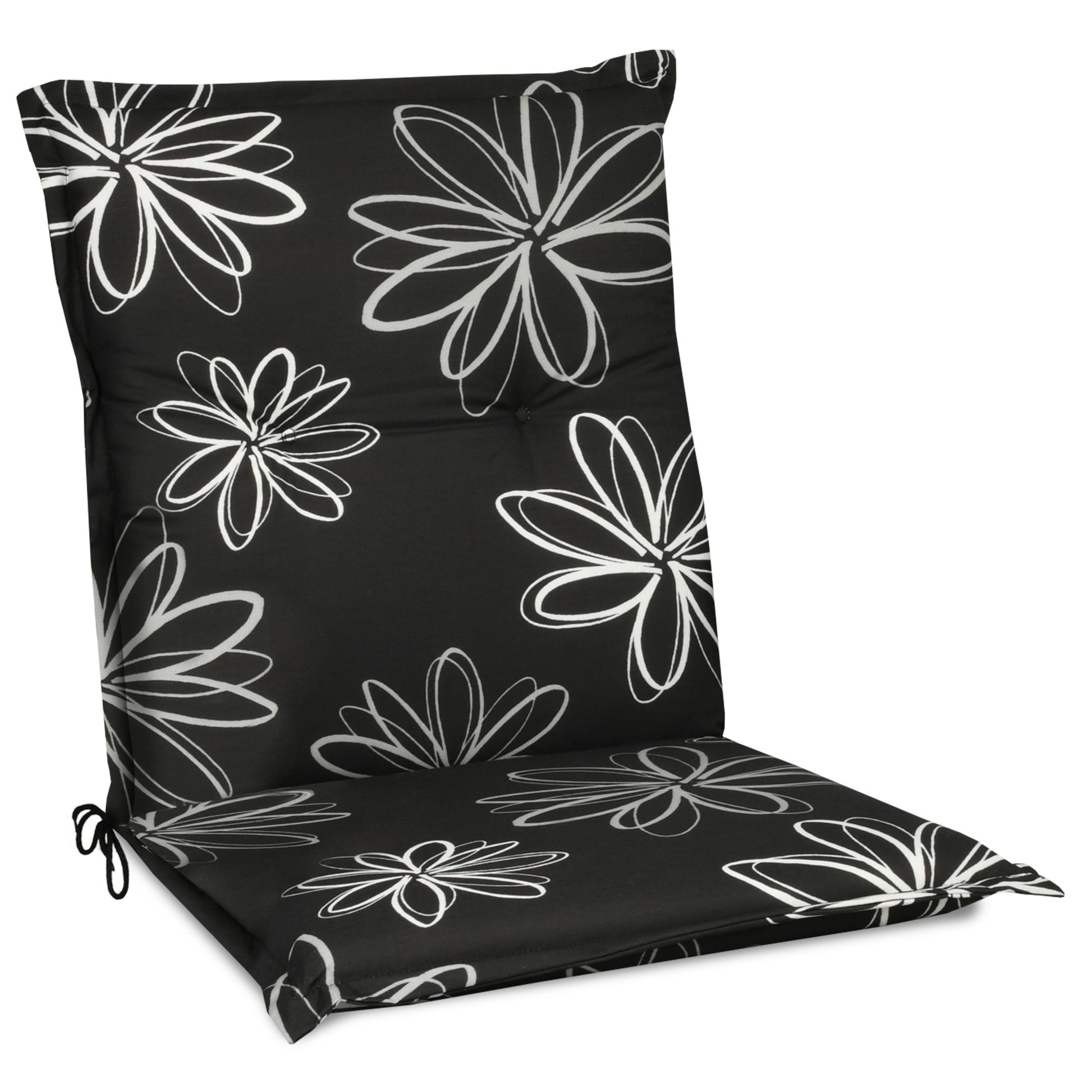 Beautissu Niederlehner Stuhlauflage 100x50x6 cm  – Gartenstuhl Sitzkis