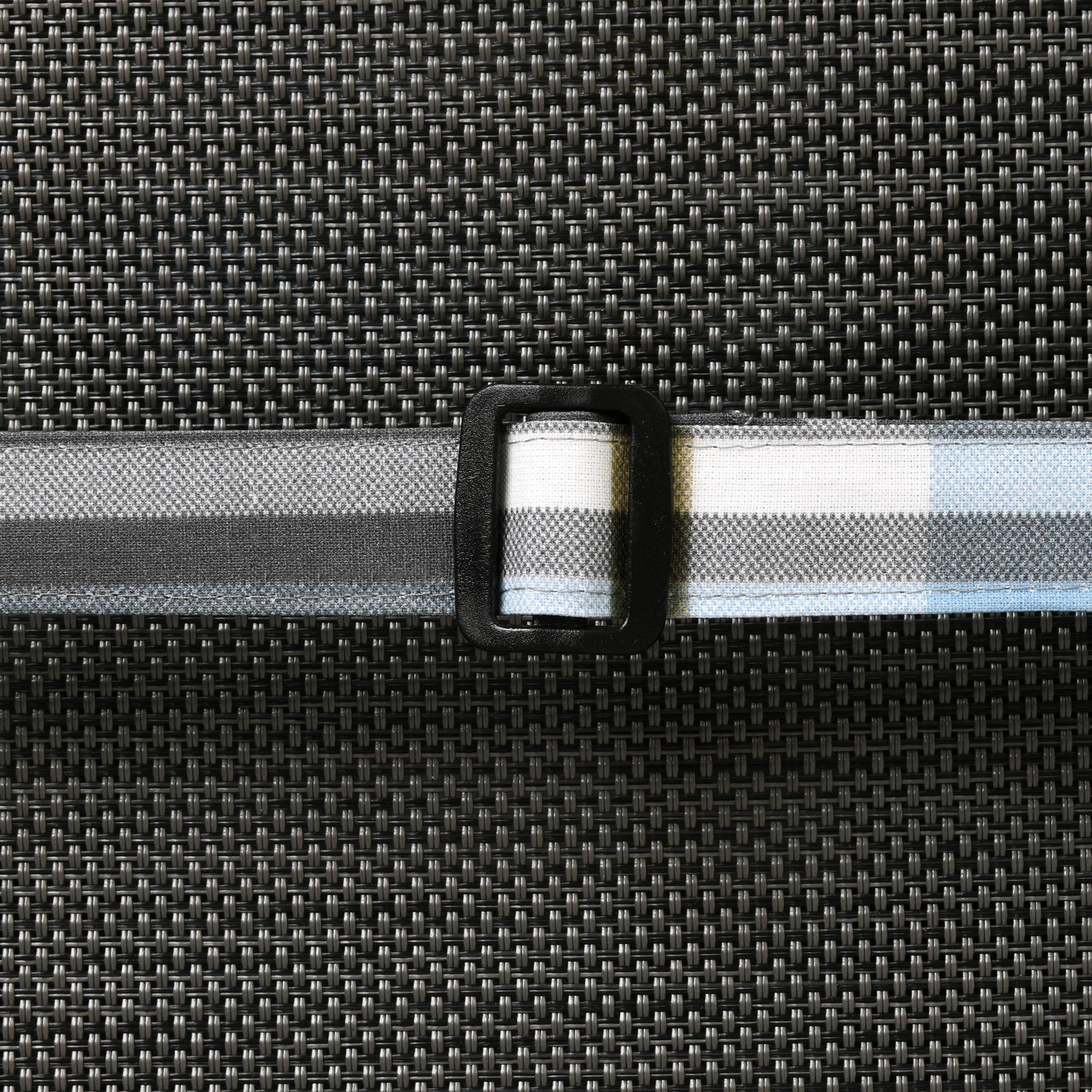 Beautissu Hochlehner Stuhlauflage 120x50x6 cm  – Gartenstuhl Sitzkisse