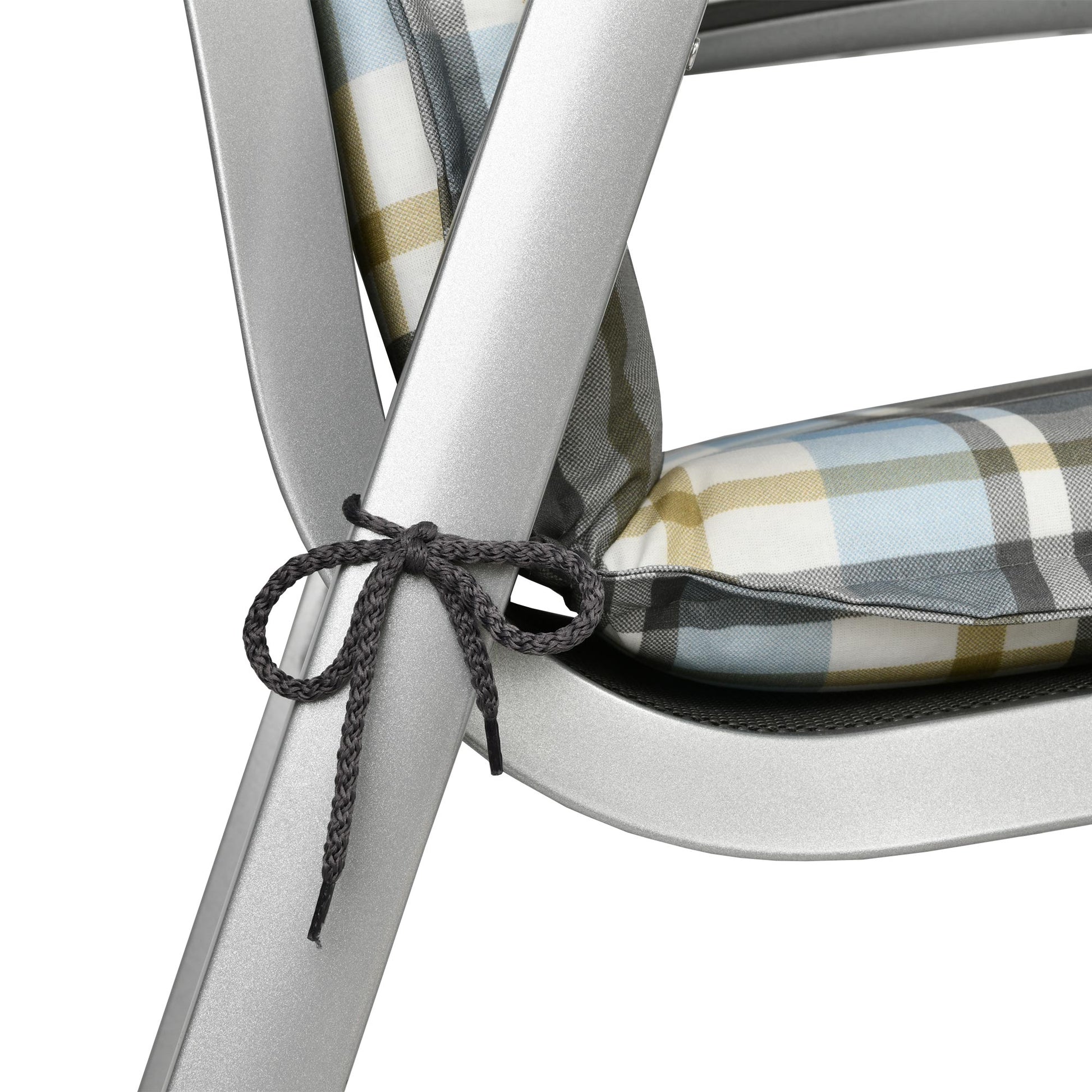 Beautissu Hochlehner Stuhlauflage 120x50x6 cm  – Gartenstuhl Sitzkisse