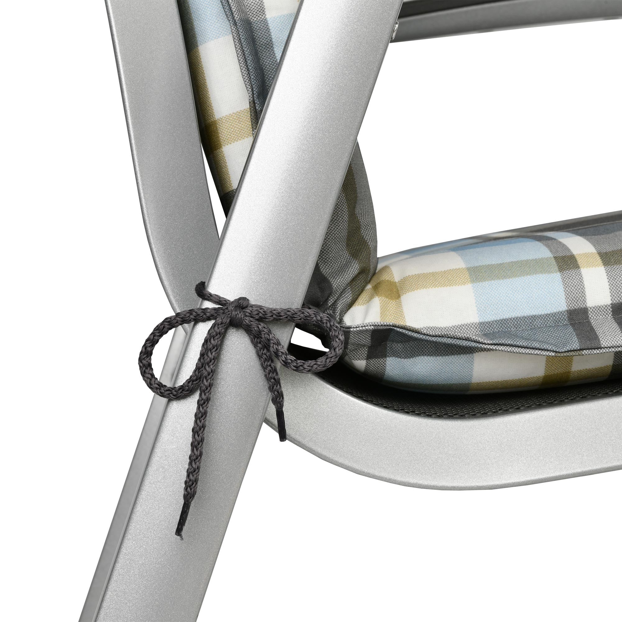 Beautissu Niederlehner Stuhlauflage 100x50x6 cm  – Gartenstuhl Sitzkis