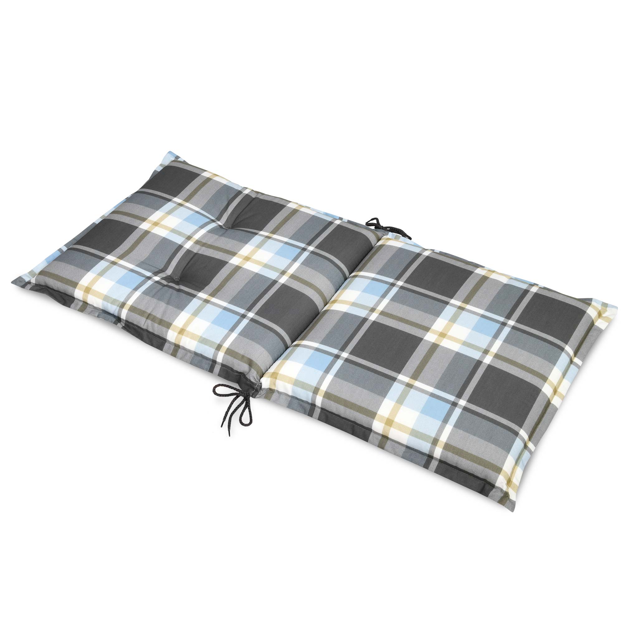 Beautissu Niederlehner Stuhlauflage 100x50x6 cm  – Gartenstuhl Sitzkis