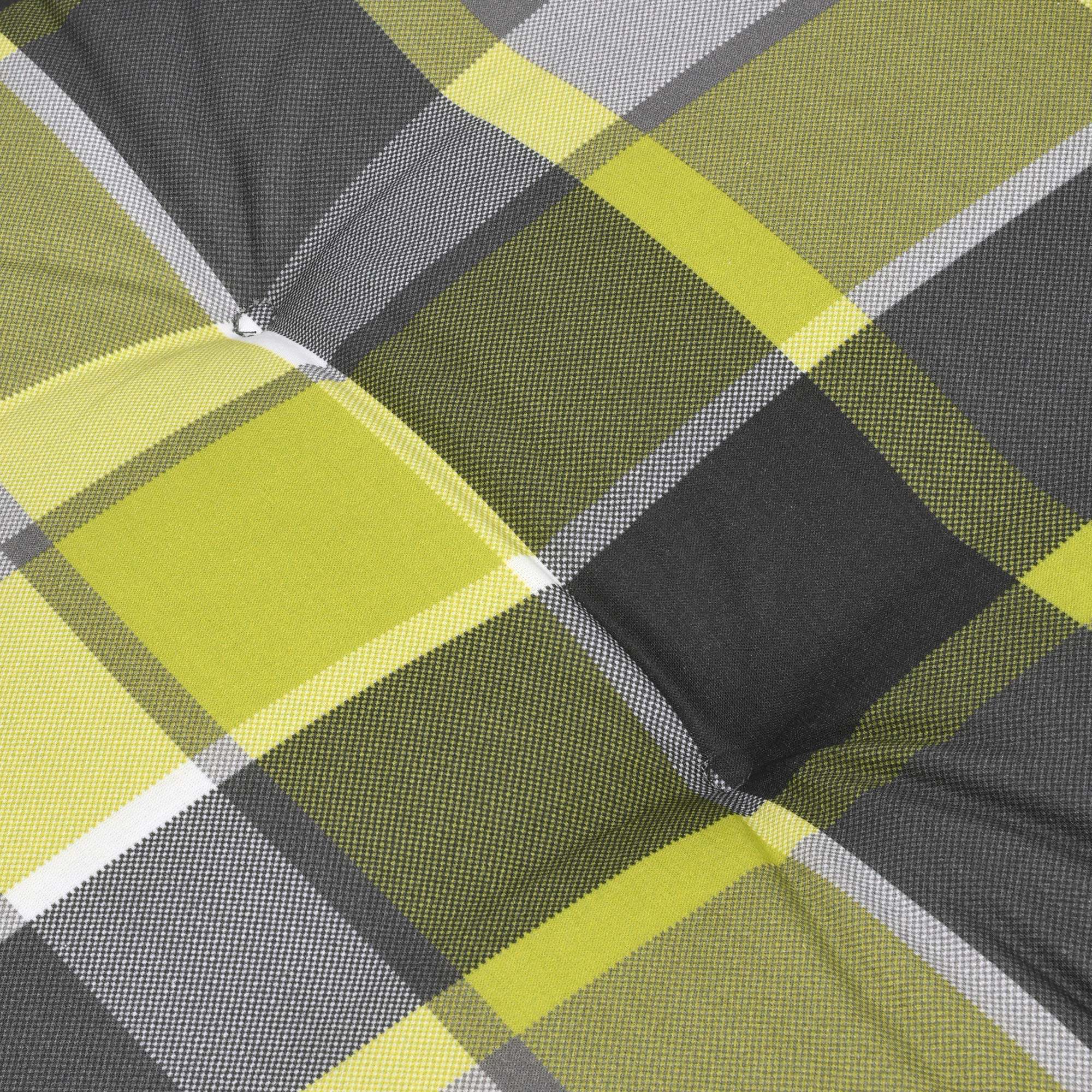 Beautissu Hochlehner Stuhlauflage 120x50x6 cm  – Gartenstuhl Sitzkisse