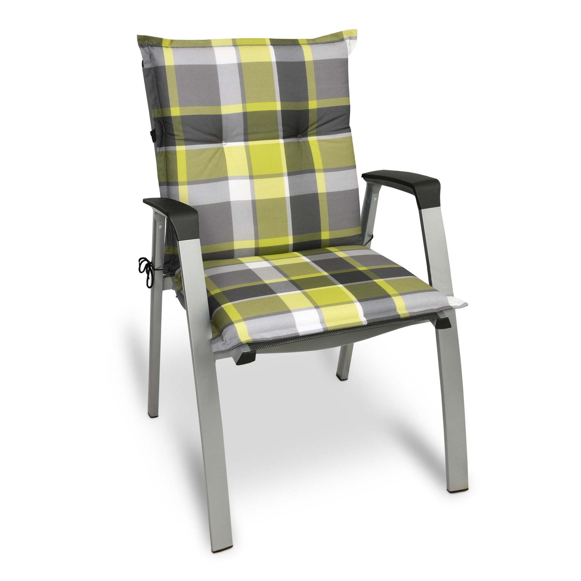 Beautissu Niederlehner Stuhlauflage 100x50x6 cm  – Gartenstuhl Sitzkis