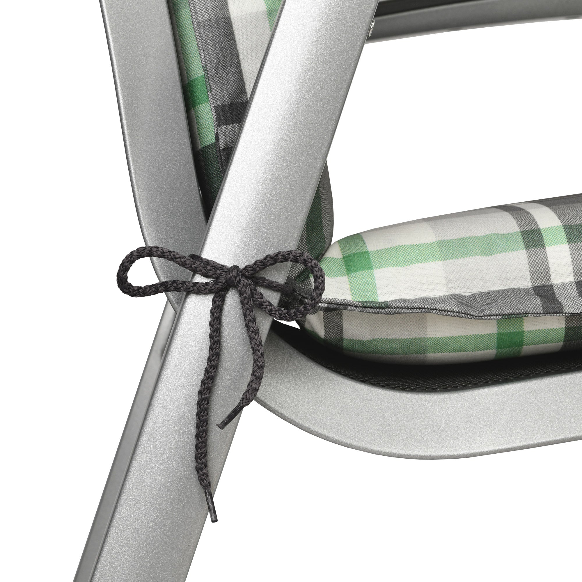 Beautissu Niederlehner Stuhlauflage 100x50x6 cm  – Gartenstuhl Sitzkis