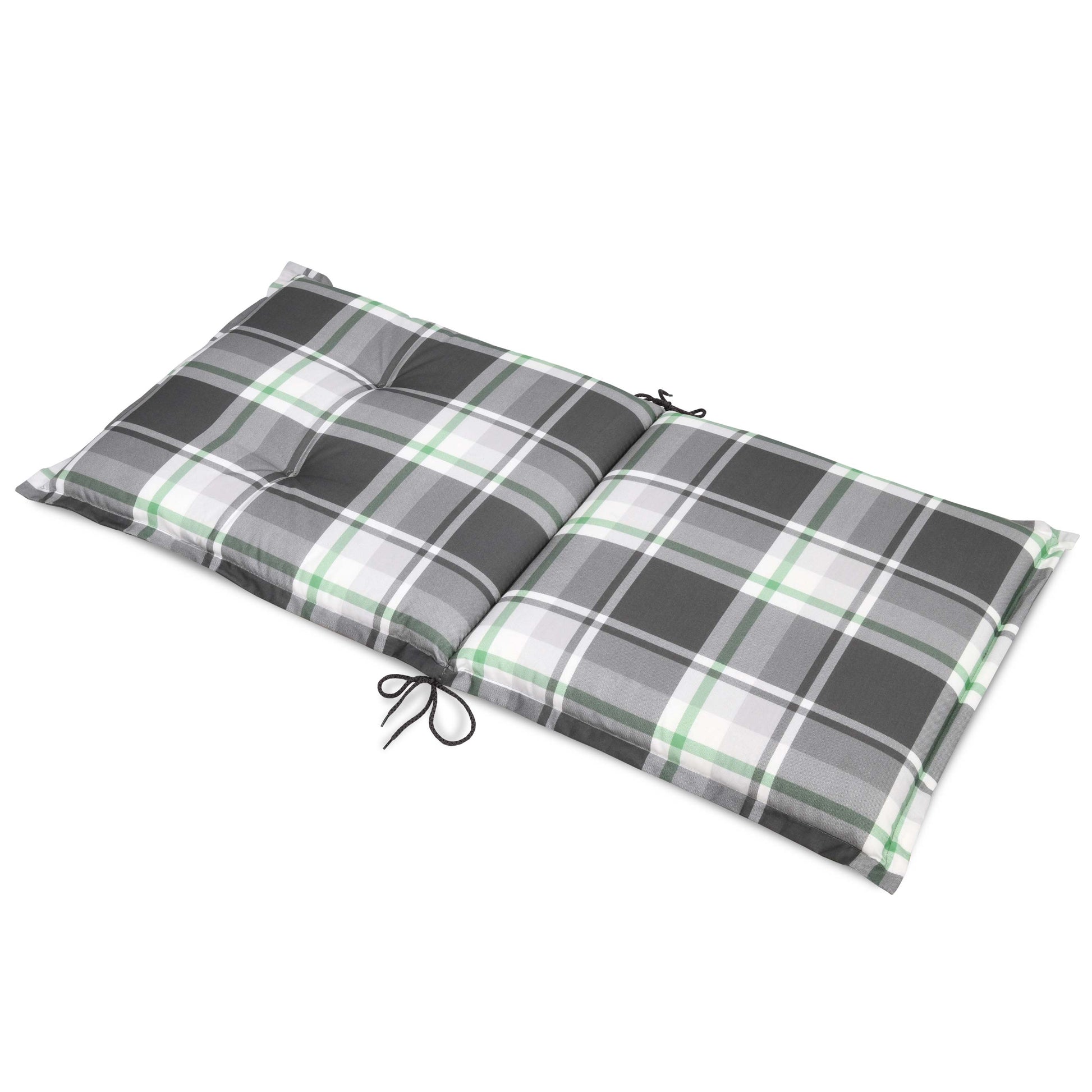 Beautissu Niederlehner Stuhlauflage 100x50x6 cm  – Gartenstuhl Sitzkis