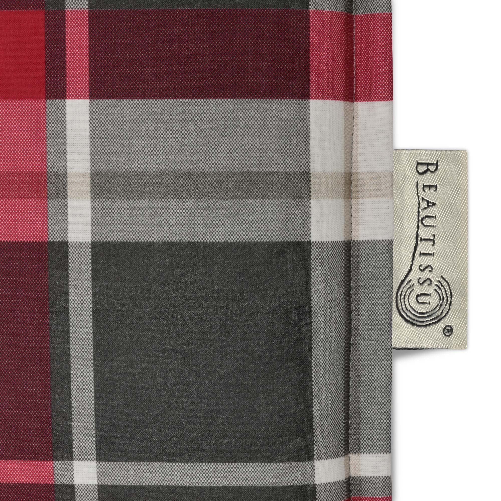 Beautissu Hochlehner Stuhlauflage 120x50x6 cm  – Gartenstuhl Sitzkisse