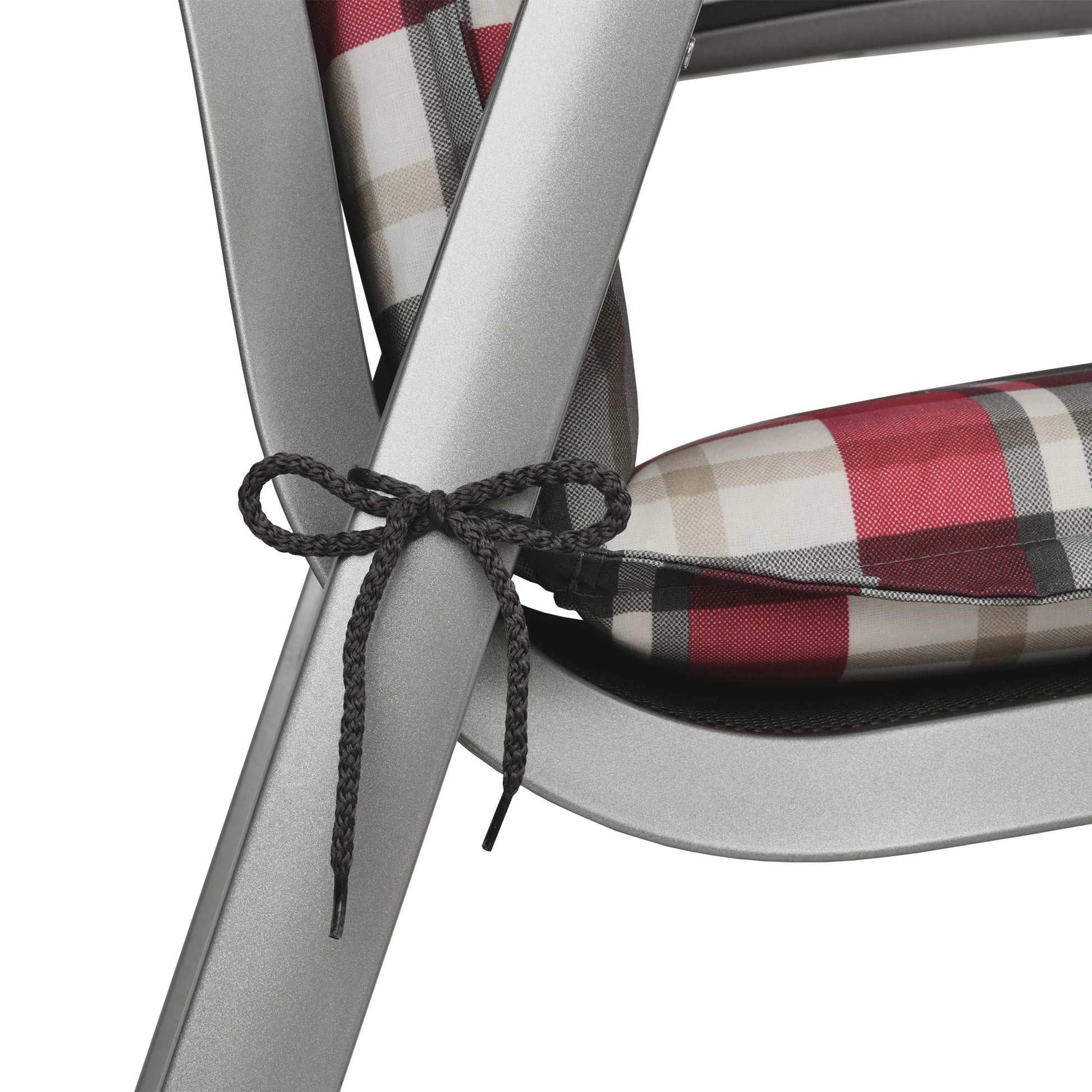 Beautissu Hochlehner Stuhlauflage 120x50x6 cm  – Gartenstuhl Sitzkisse