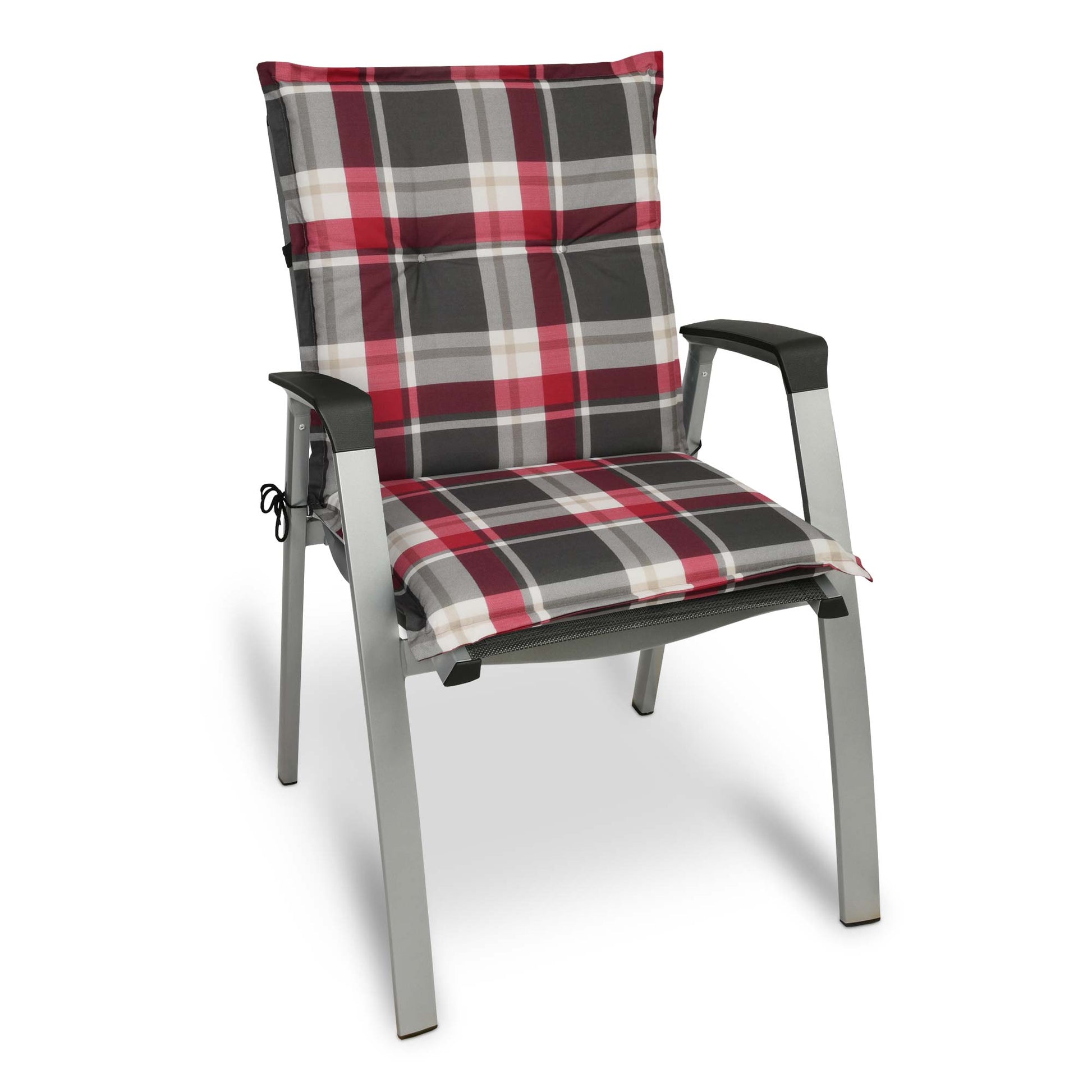 Beautissu Niederlehner Stuhlauflage 100x50x6 cm  – Gartenstuhl Sitzkis