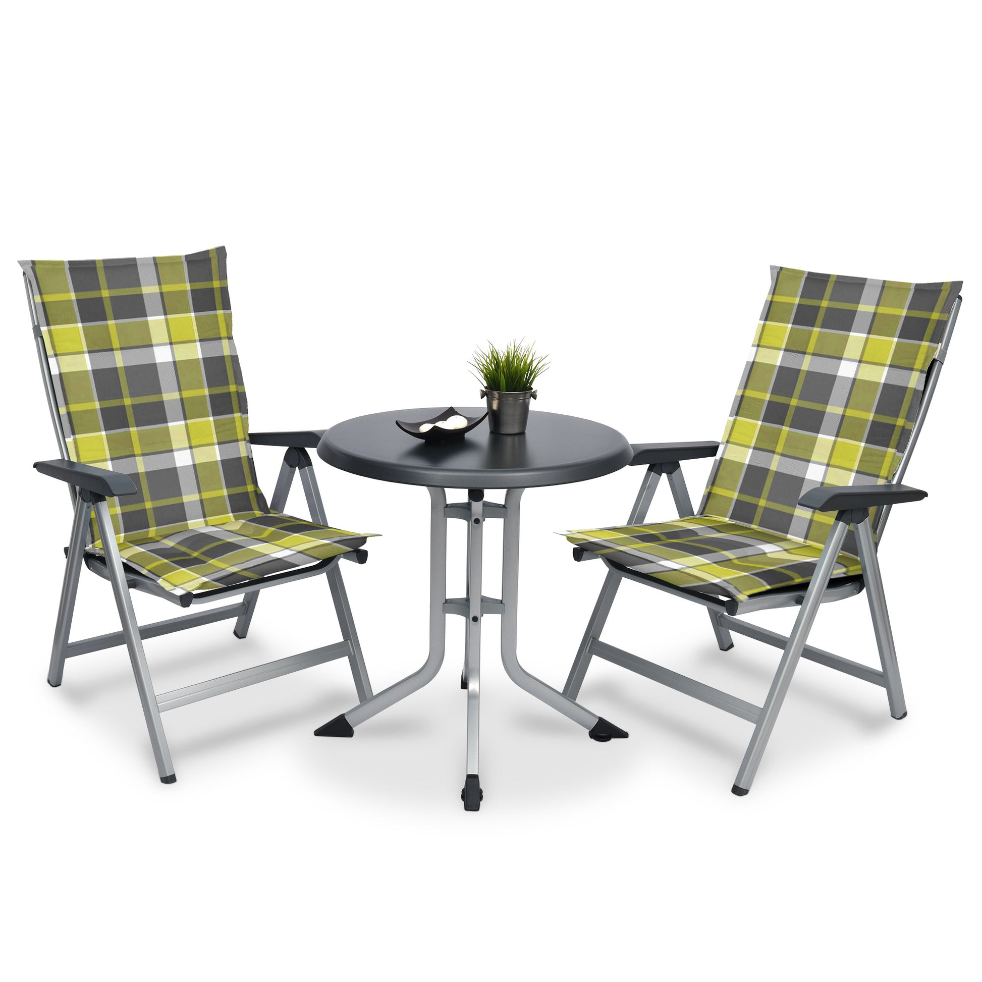 Beautissu Hochlehner Stuhlauflage 120x50x6 cm  – Gartenstuhl Sitzkisse