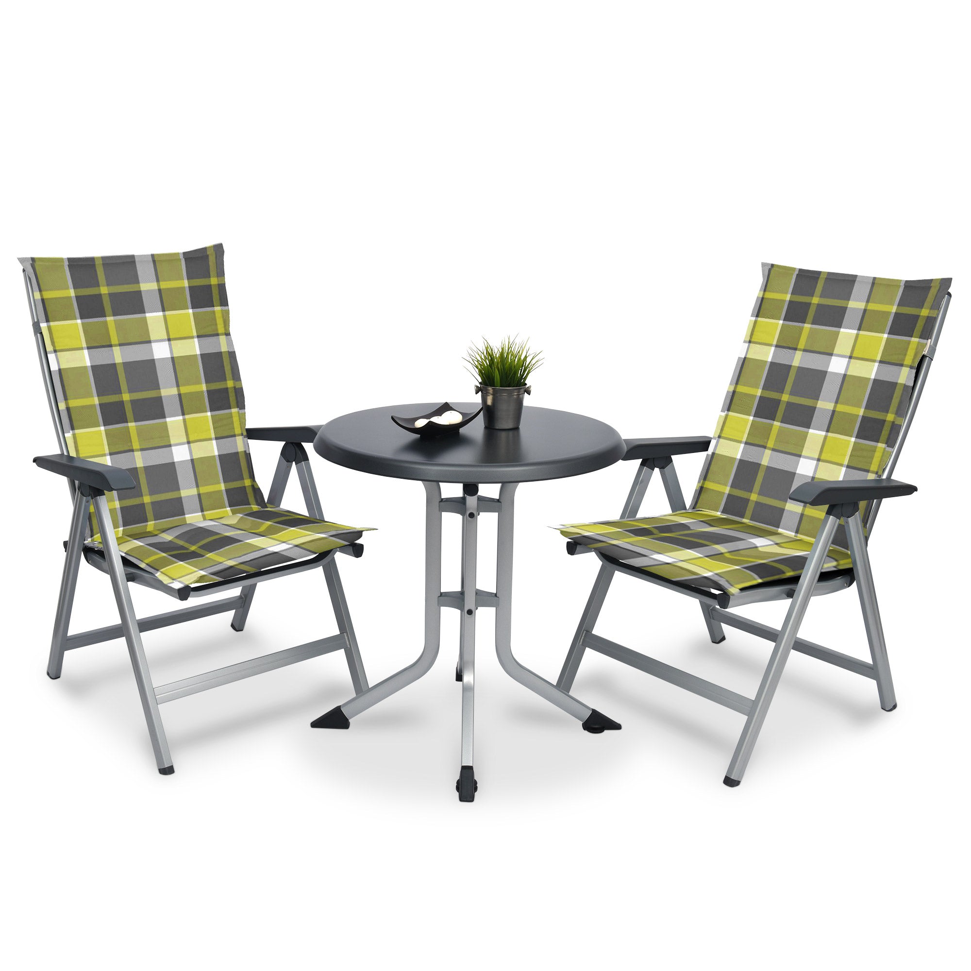 Beautissu Hochlehner Stuhlauflage 120x50x6 cm  – Gartenstuhl Sitzkisse