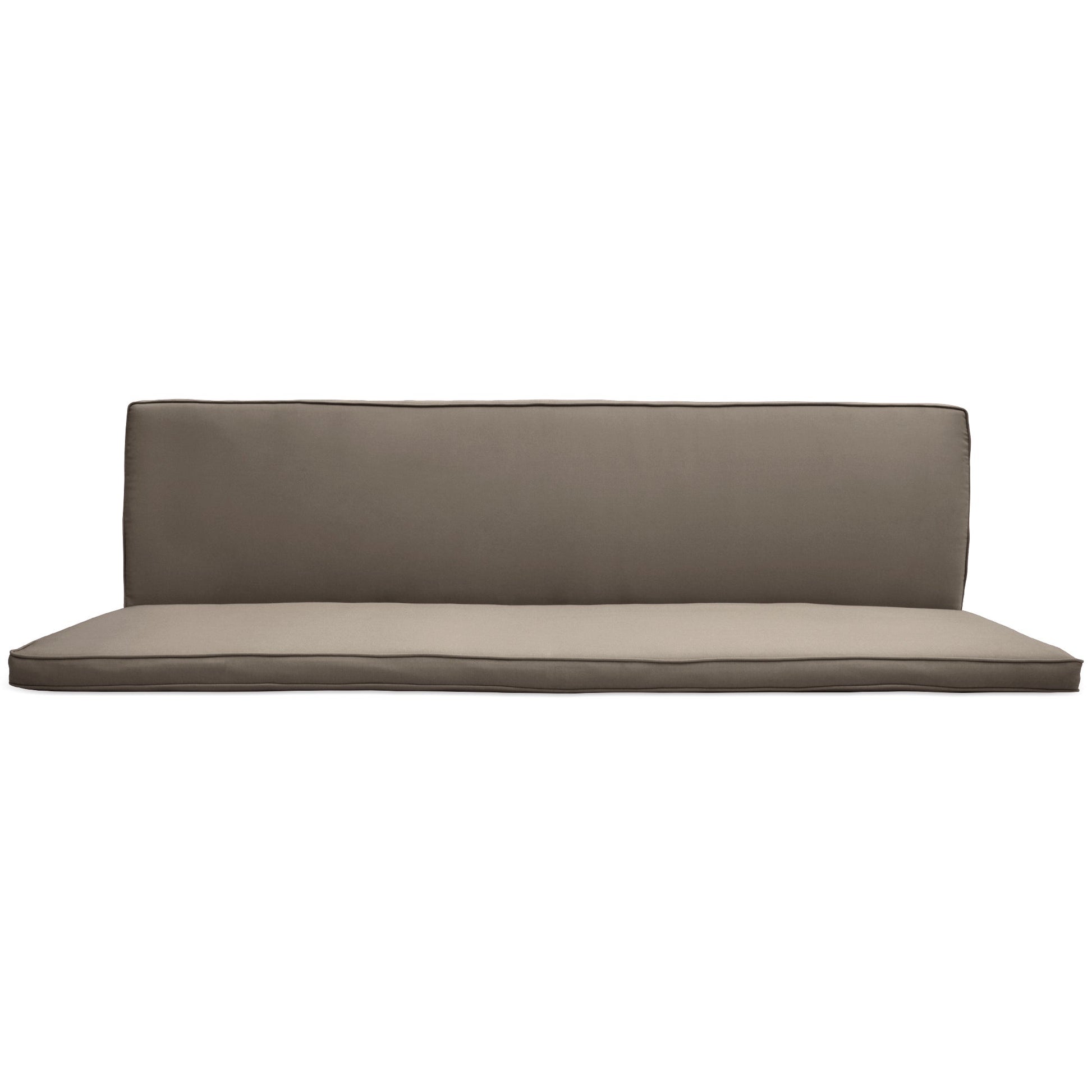 Beautissu Sitzkissen Set für Hollywoodschaukel 180x50x6 cm, UV-beständig und abnehmbarer Bezug