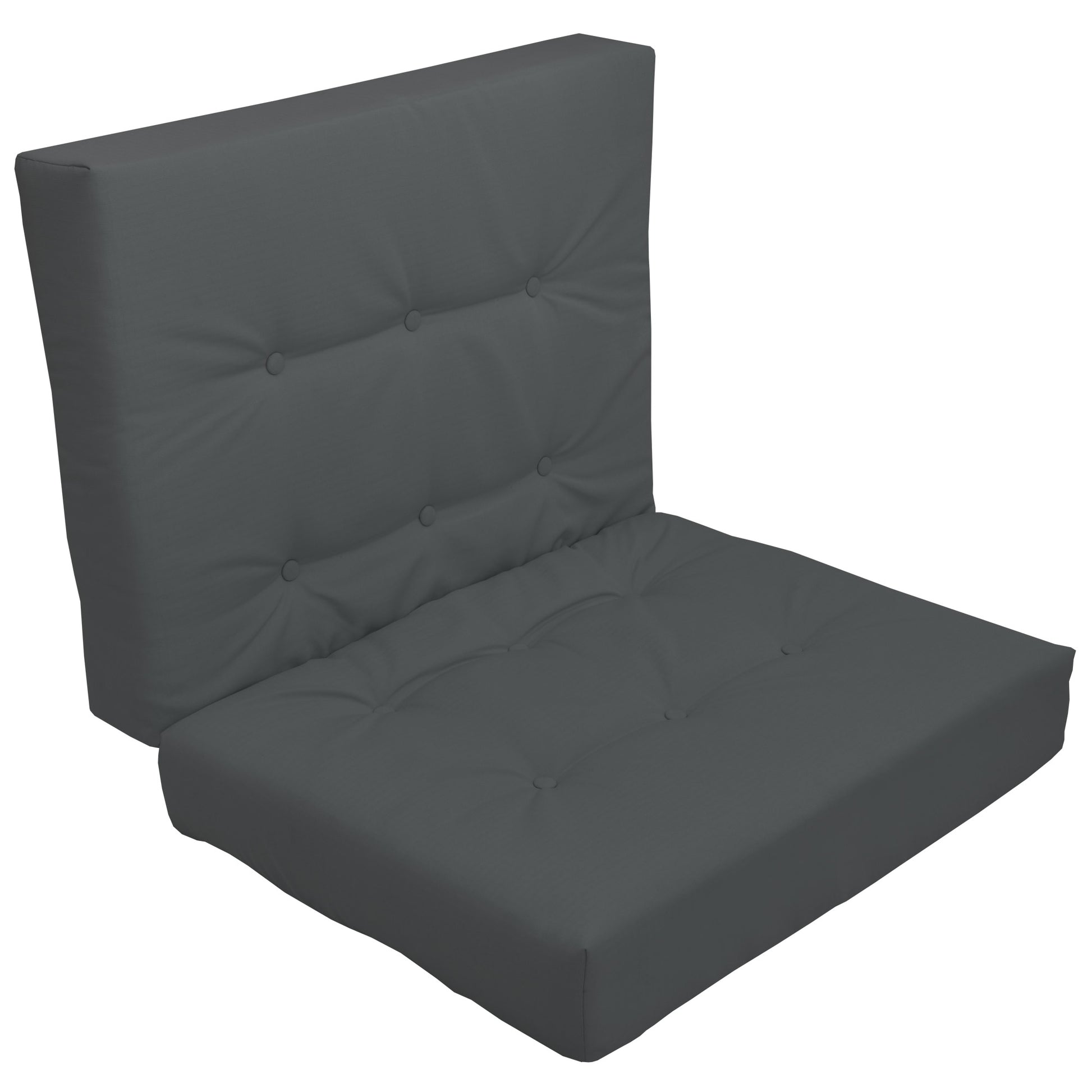 Beautissu Outdoor Palettenkissen Rücken-, Sitz- & Seitenkissen für Eur